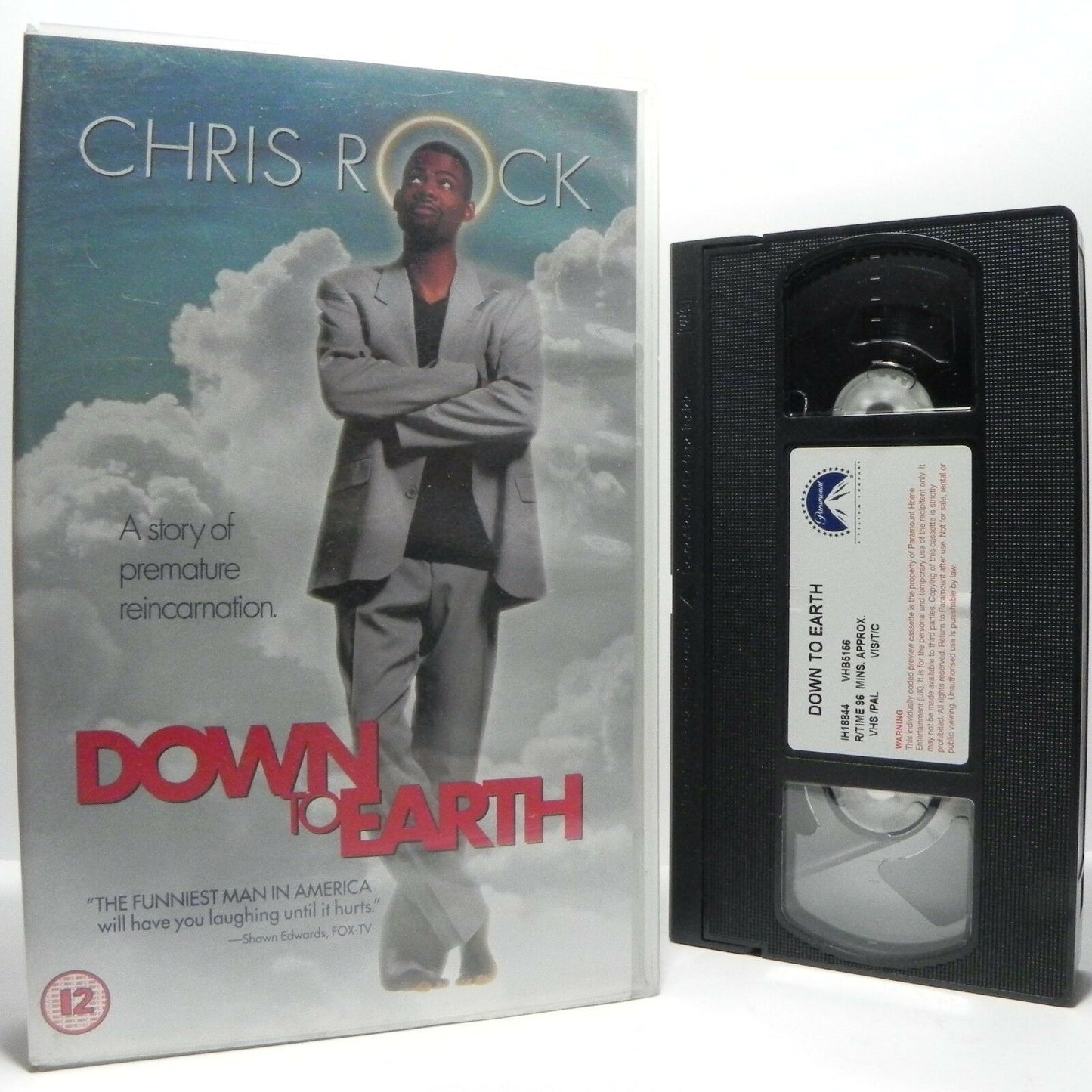 Down To Earth: Romantic Comedy - Large Box - Sample - C.Rock/R.King - Pal VHS-