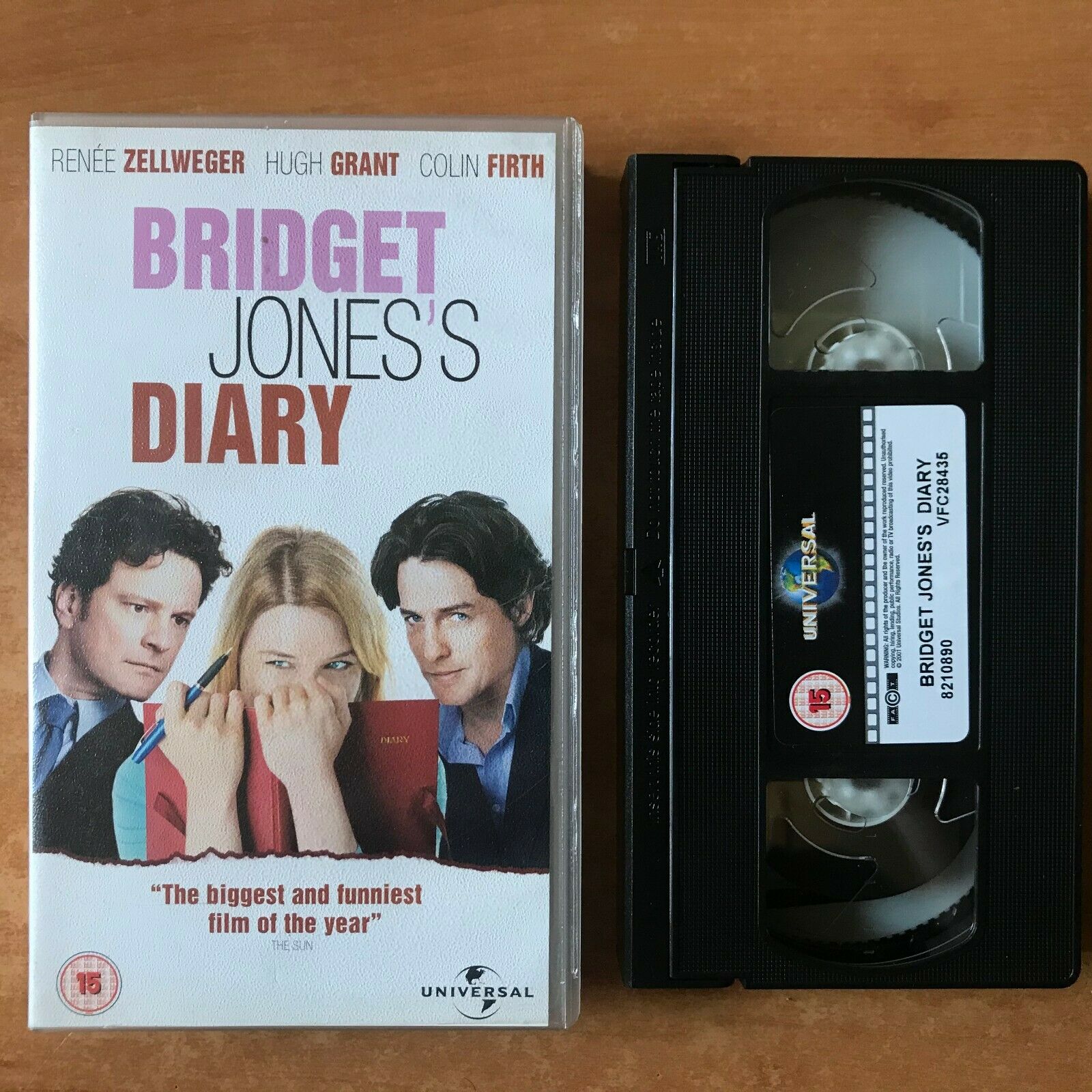 Bridget Jones's Diary; [Helen Fielding] Romantic Comedy - Renée Zellweger - VHS-