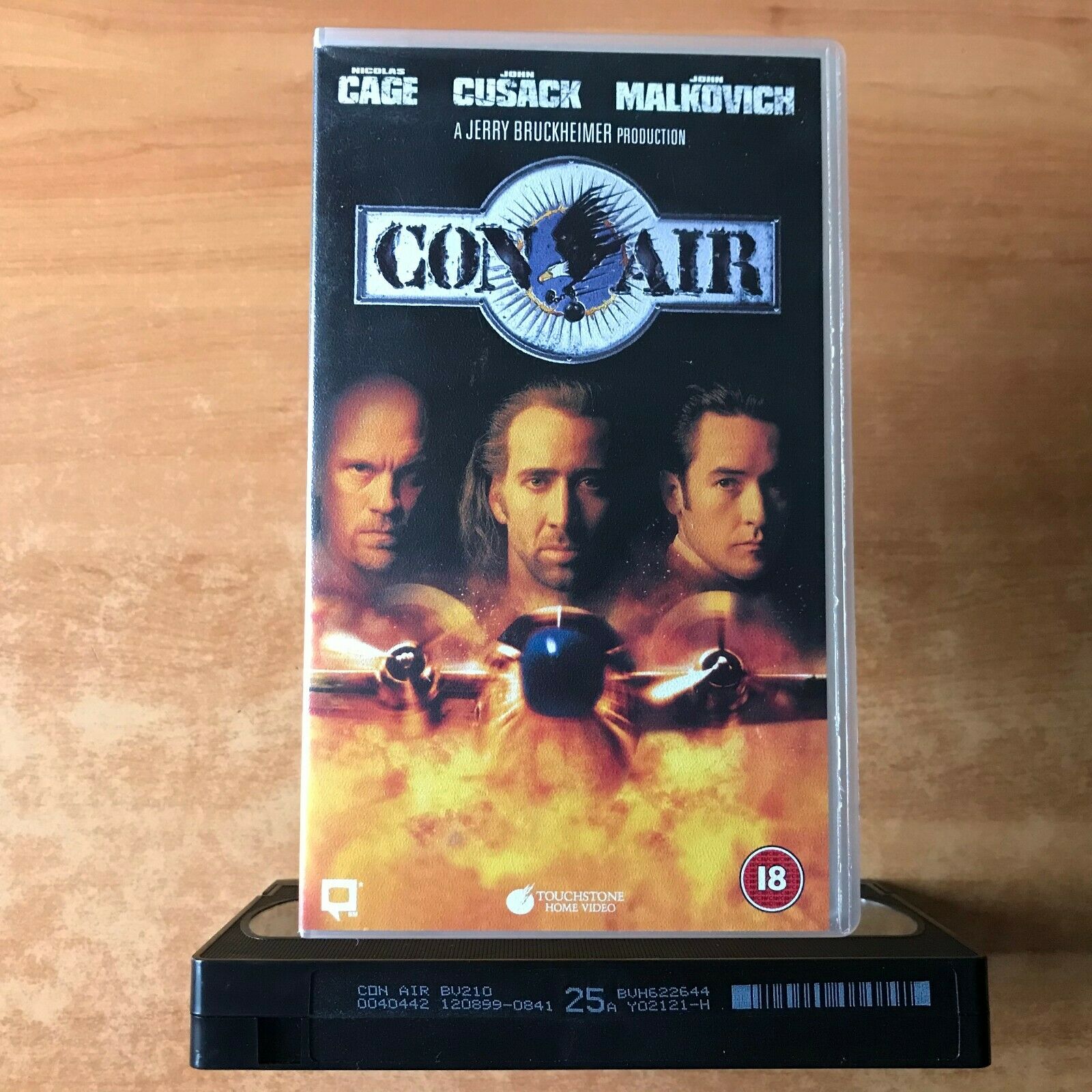Con Air (1997): Explosive Airplane Action - Nicolas Cage / John Malkovich - VHS-