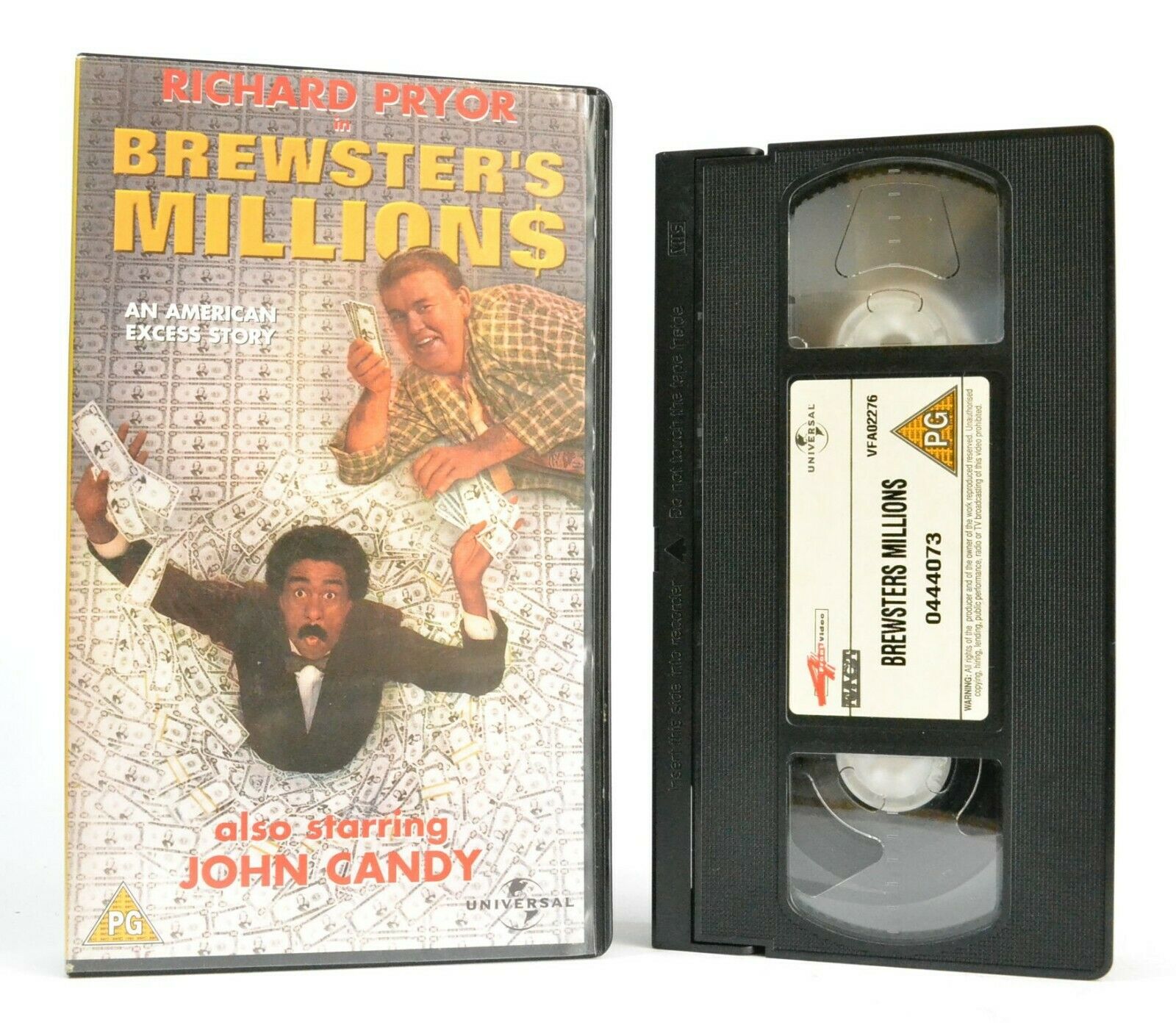 Brewster Millions: Based On G.Barr Novel - Comedy - R.Pryor/J.Candy - Pal VHS-
