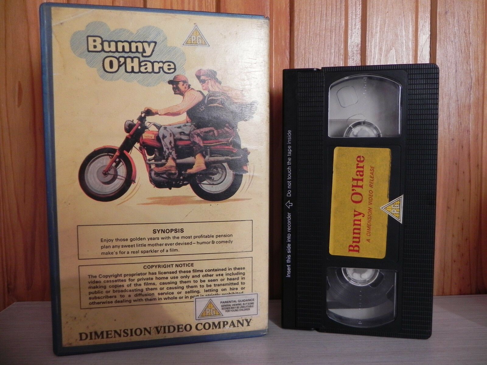 Bunny O'Hare (1971): Comedy; [Dimension] Large Box - Pre-Cert - Jack Cassidy - Pal VHS-