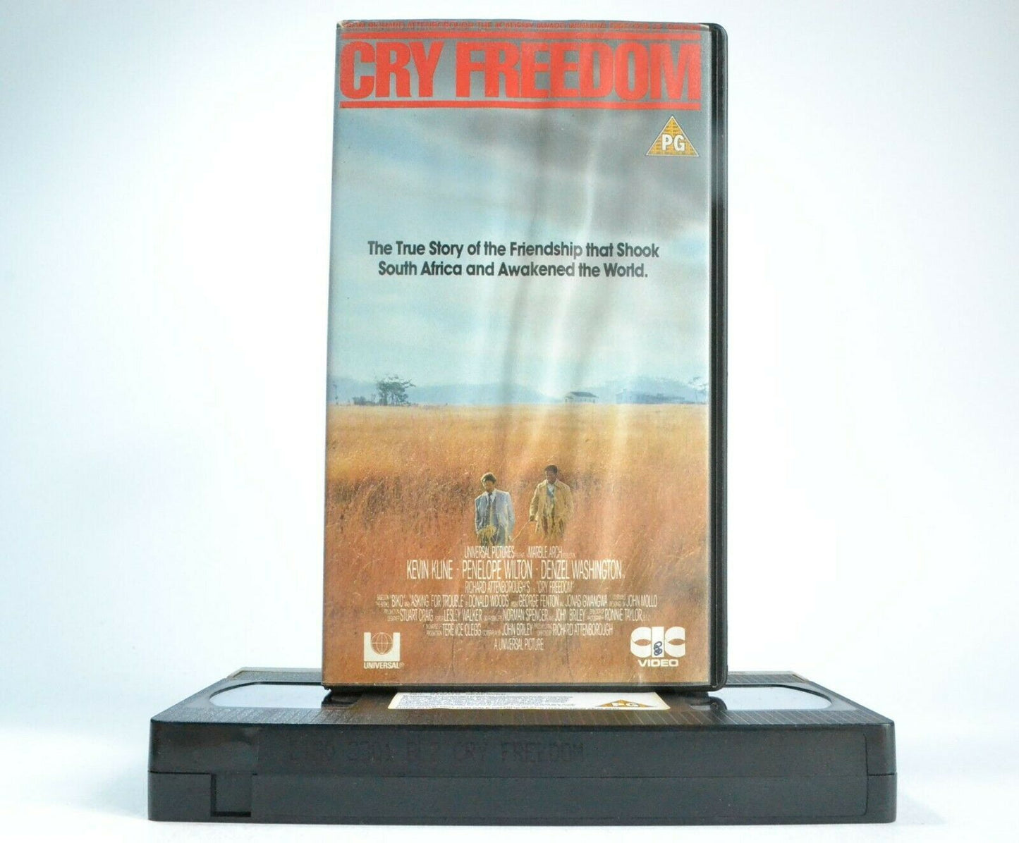 Cry Freedom (1987) - British/South African Epic Drama - Denzel Washington - VHS-