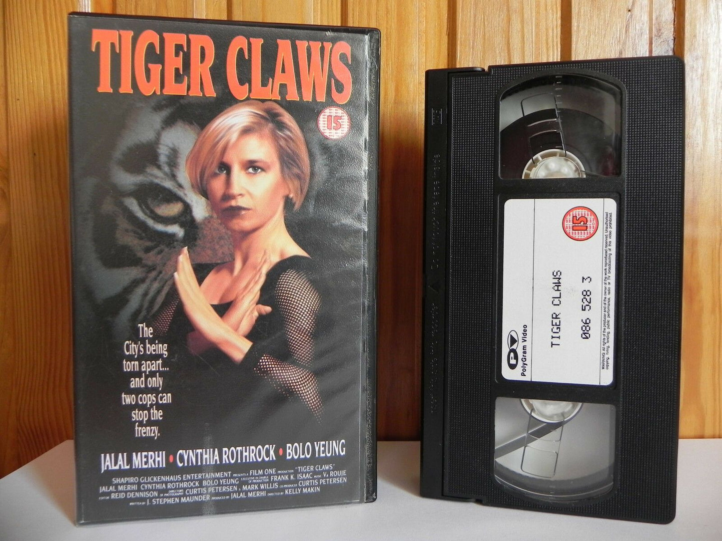 Tiger Claws - PolyGram - Martial Arts - Cynthia Rothrock - Bolo Yeung - OOP Pal VHS-