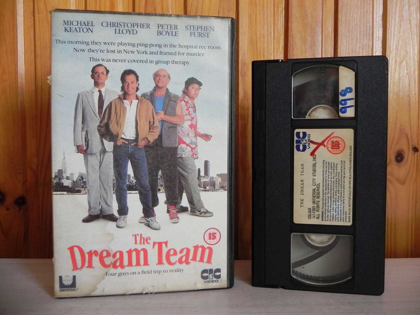 The Dream Team - CIC Video - Comedy - Michael Keaton - Peter Boyle - VHS-