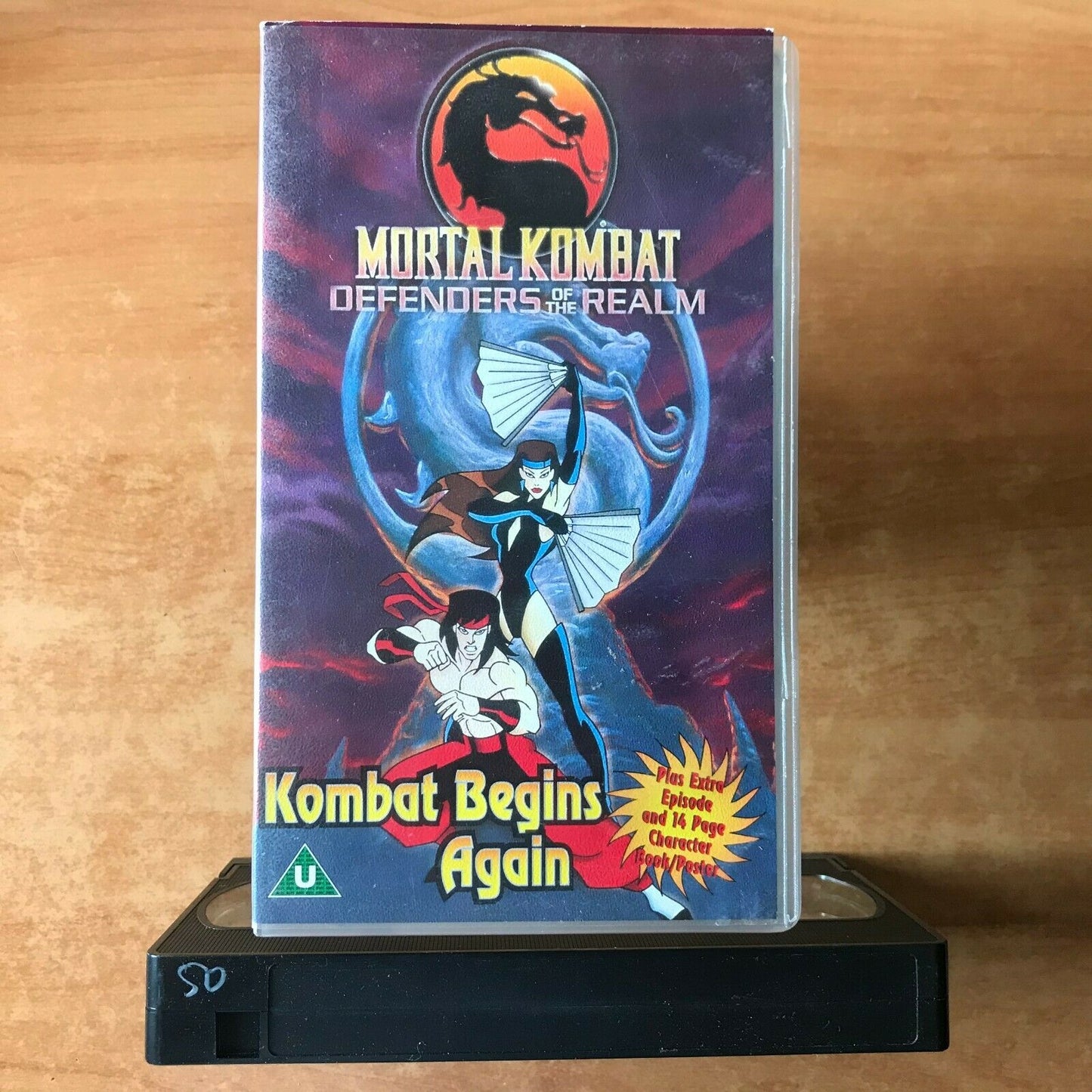 Mortal Kombat Defenders Of The Realm: Kombat Begins Again - Children's - VHS-