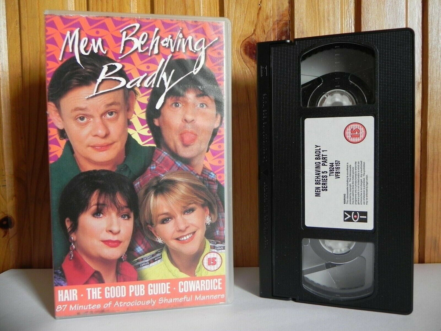 Men Behaving Badly - Comedy - 3 Episodes - Series 5 - Neil Morrissey - Pal VHS-