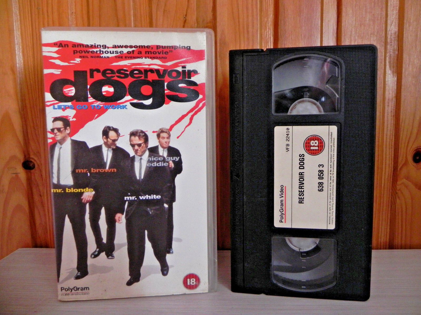 Reservoir Dogs - StarStudded Cast - 1995 Polygram Release - Gangster Video - VHS-