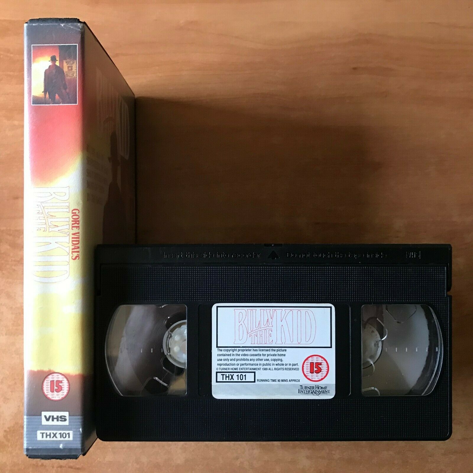 Billy The Kid (1989): Made For TV - Western [Large Box] Val Kilmer - Pal VHS-