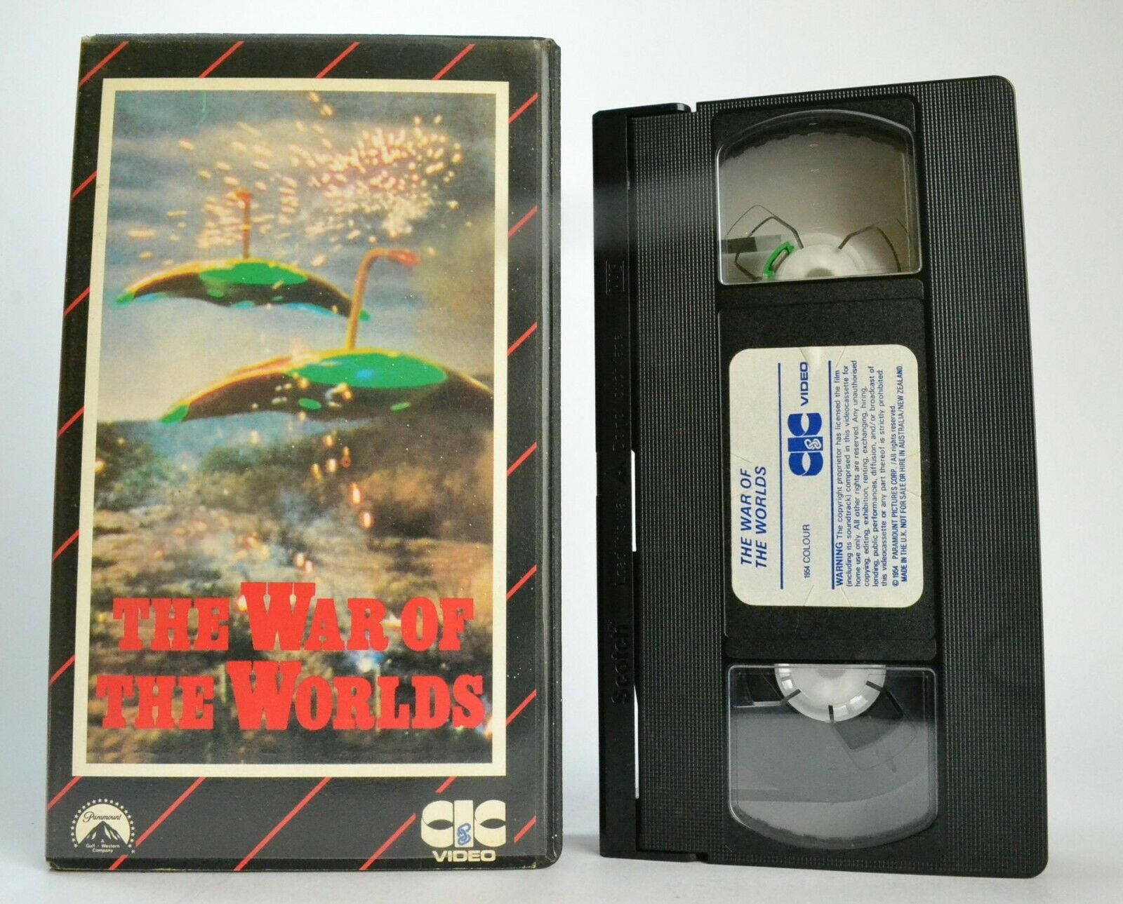 The War Of The Worlds; [H.G. Wells] Sci-Fi Action - Biological Warfare - Pal VHS-