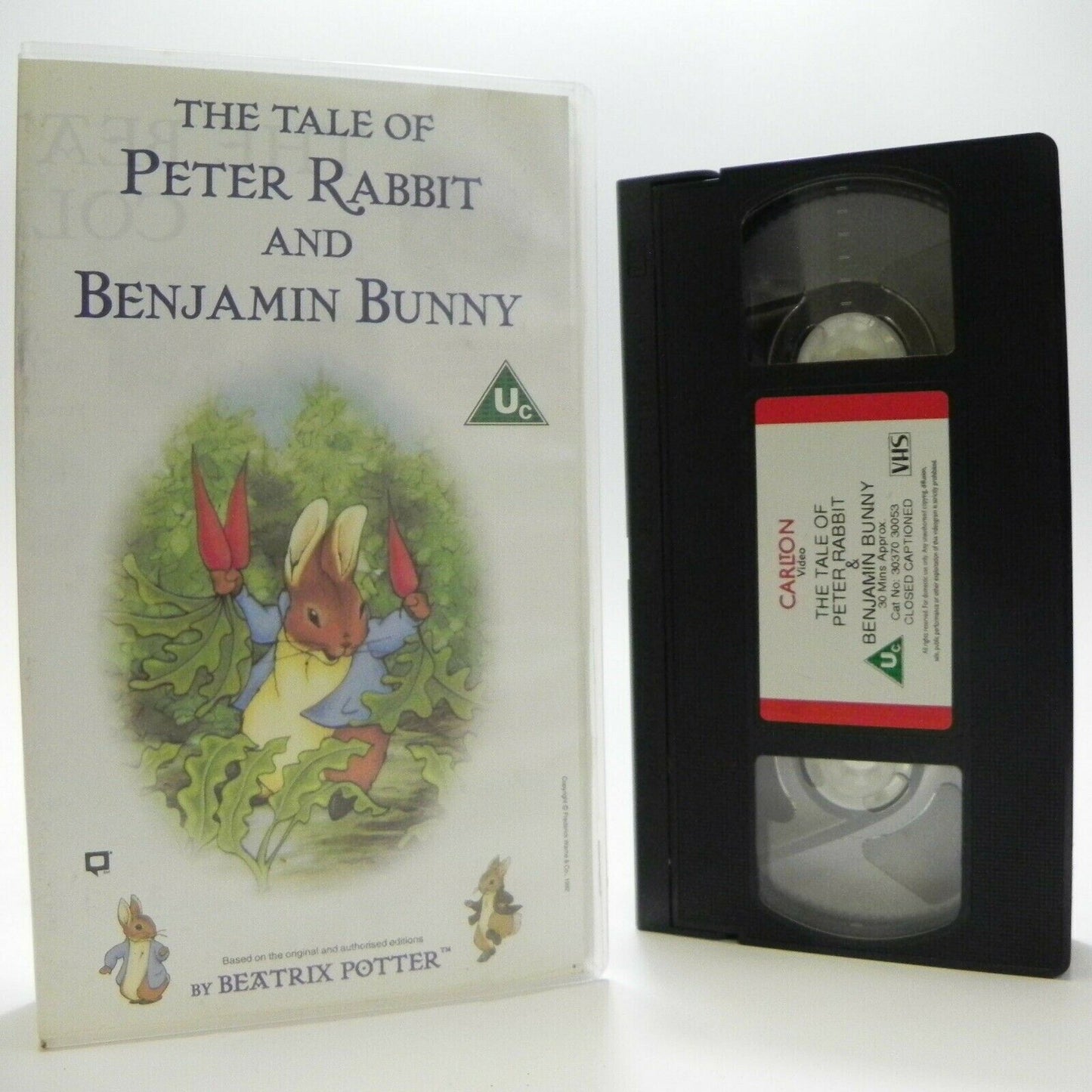 The Tale Of Peter Rabbit And Benjamin Bunny - Children's Adventures - Pal VHS-