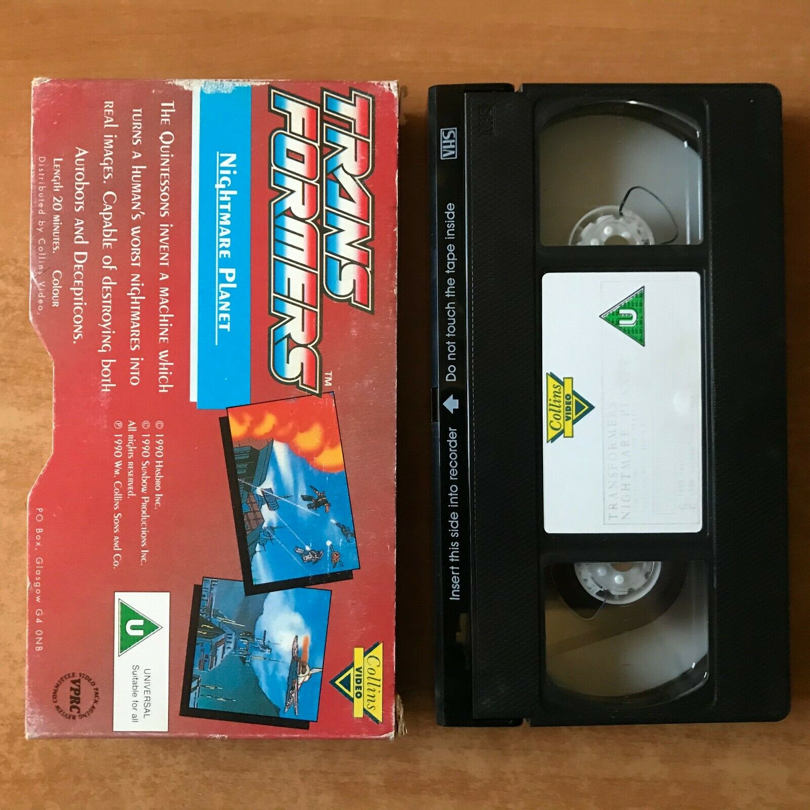 Transformer: Nightmare Planet; [Carton Box] Animated Action - Children's - VHS-