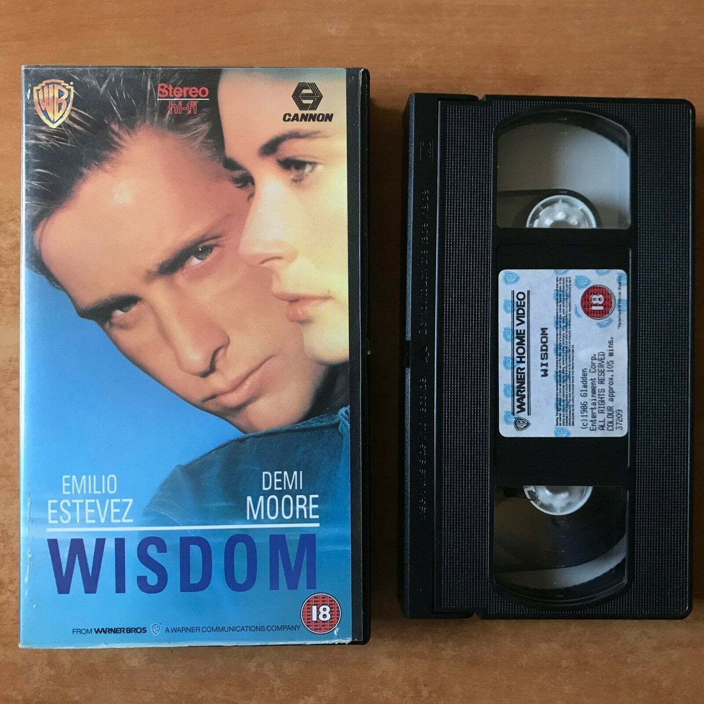 Wisdom (1986); [Emilio Estevez] Crime Drama - Demi Moore / Tom Skerritt - VHS-