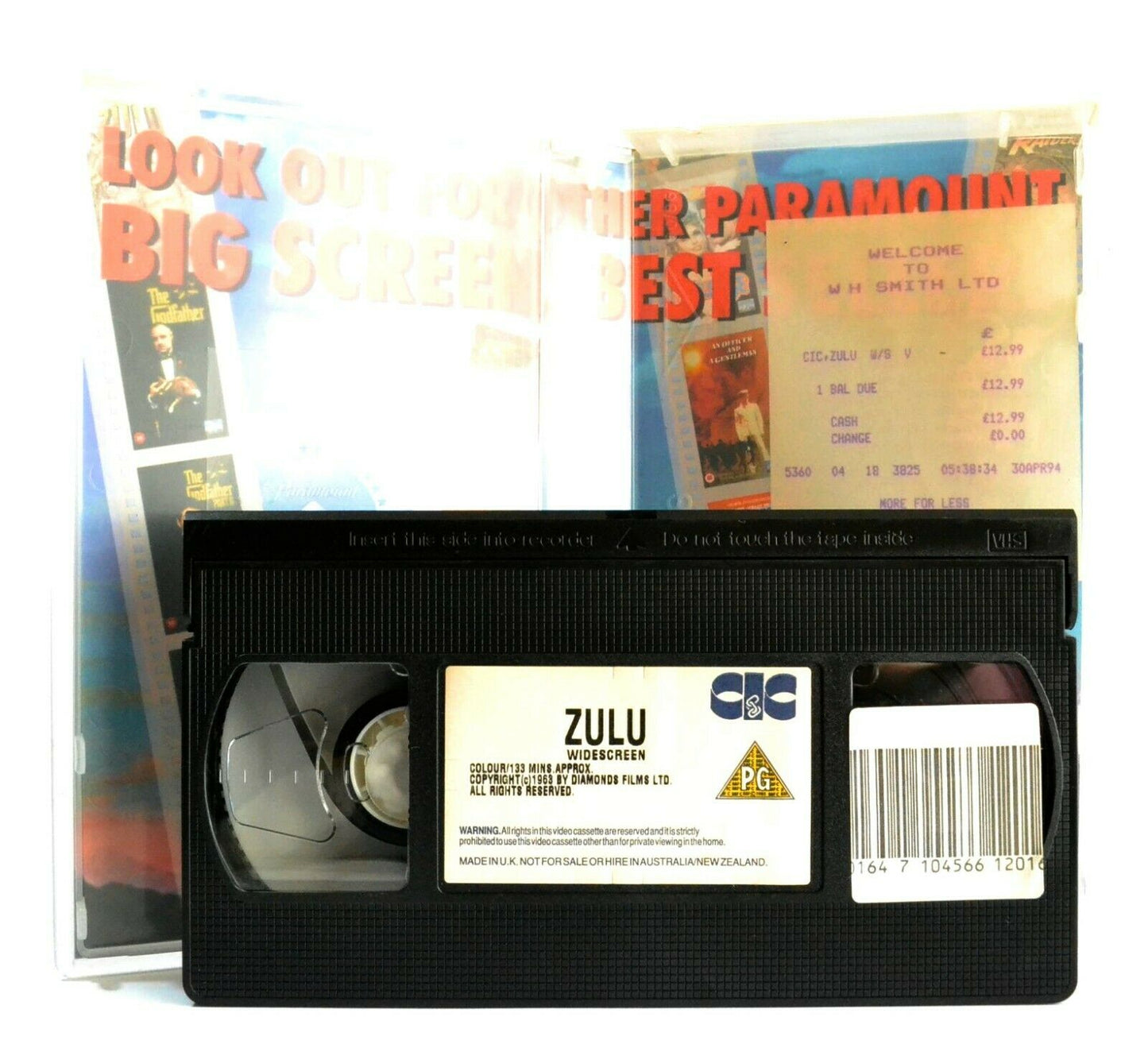 Zulu: British Epic War Film (1964) - Widescreen - Based On True Story - Pal VHS-