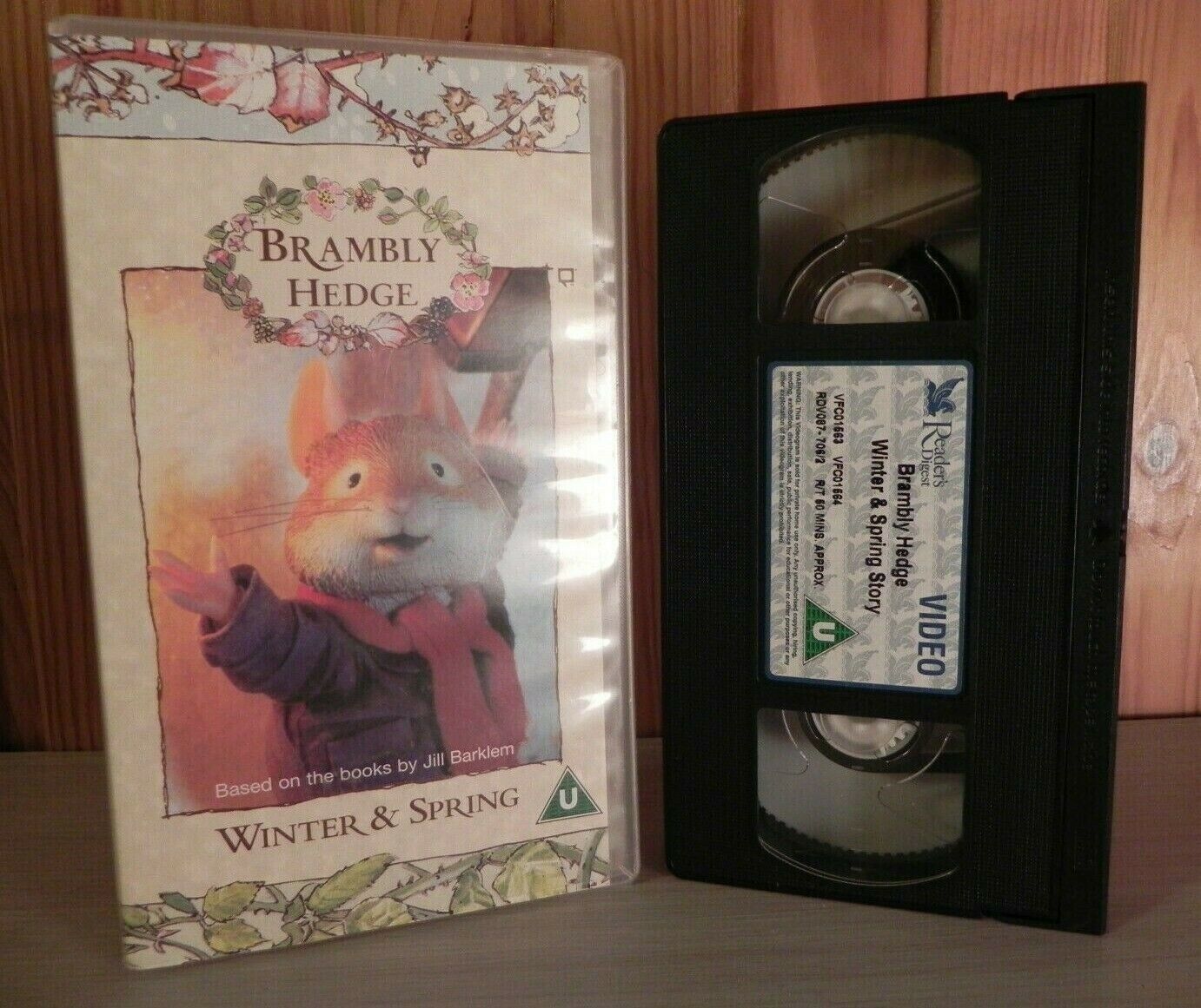 Brambly Hedge: Winter And Spring - Based On J.Barklem Book - Children's - VHS-