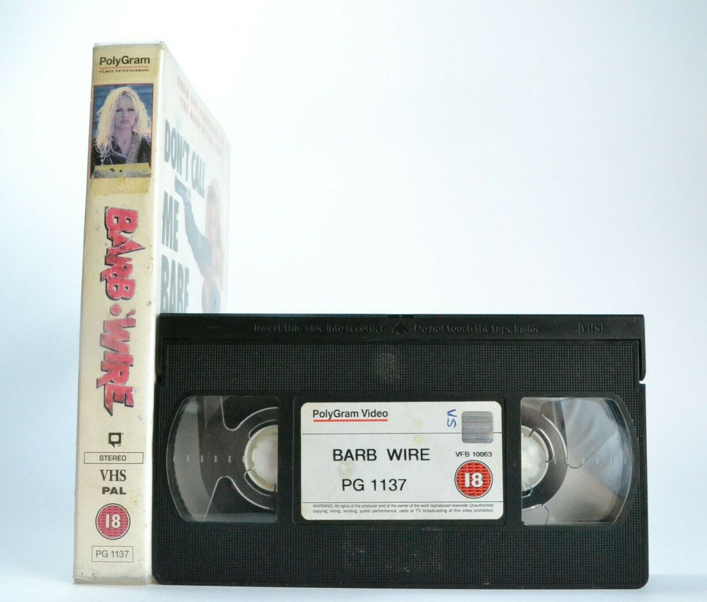 Barb Wire (1995): Chris Warner Comicbook - Sci-Fi Action - Pamela Anderson - VHS-