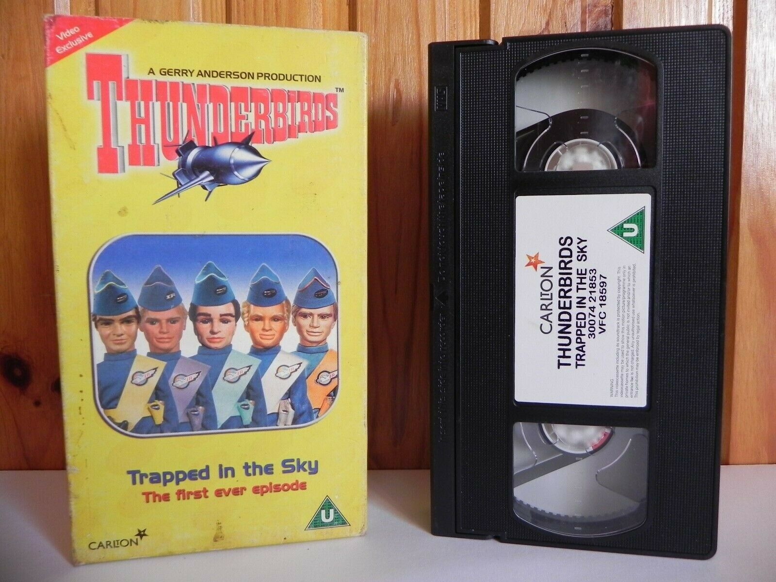 Thunderbirds: Trapped In The Sky - First Ever Episode - Animated - Carton - VHS-
