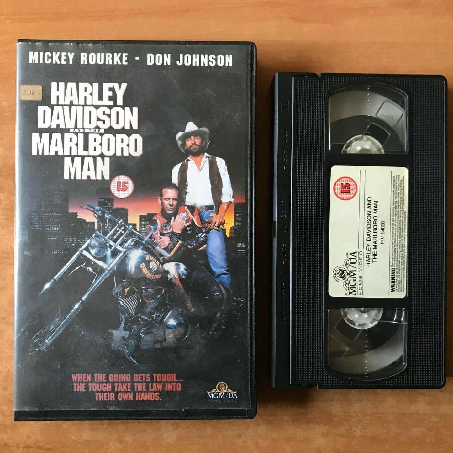 Harley Davidson And Malboro Man (1991): Action [Big Box] Rourke / Johnson - VHS-