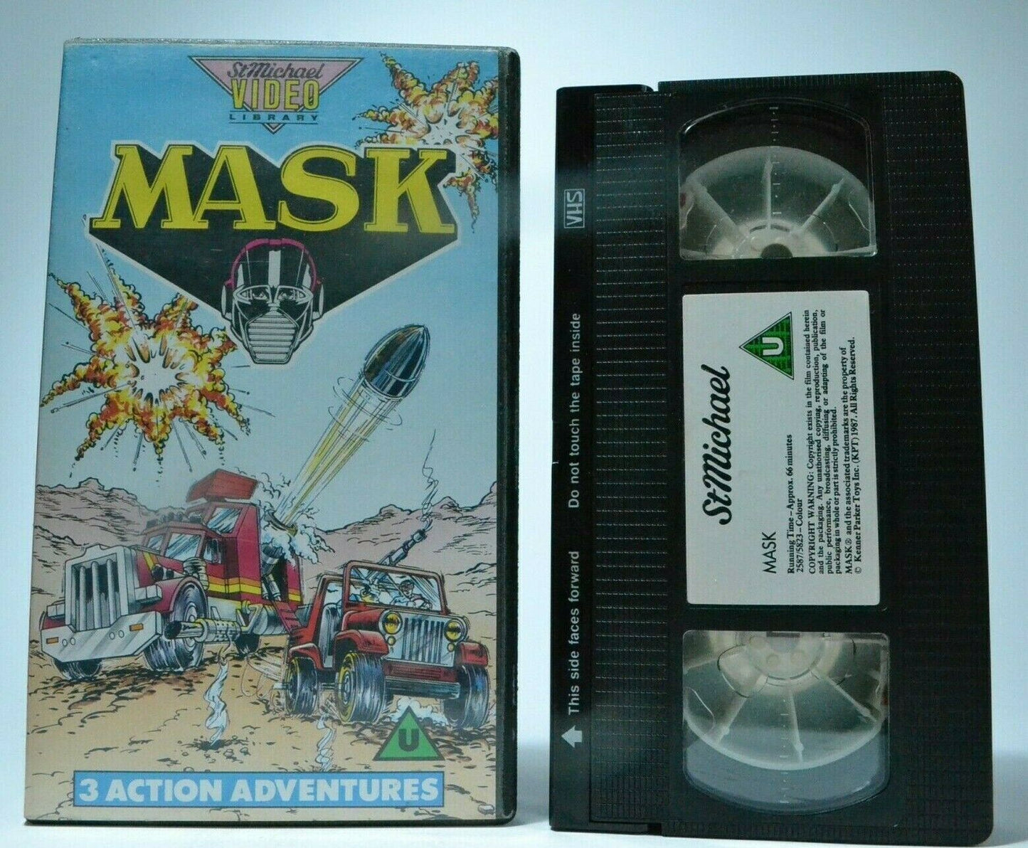 MASK [St Michael]: High Noon - Animated - Action Adventures - Children's - VHS-