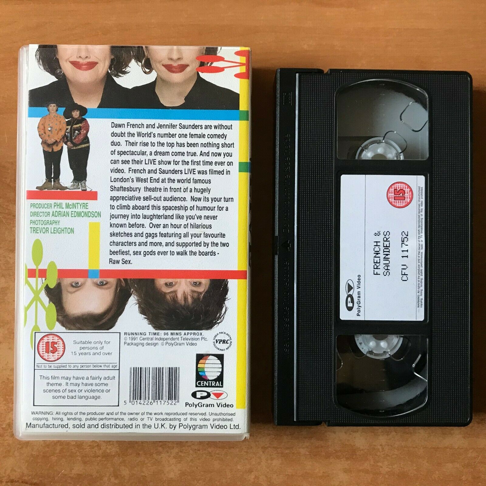 French & Saunders Live [West End / London] Shaftesbury Theatre - Stand Up - VHS-