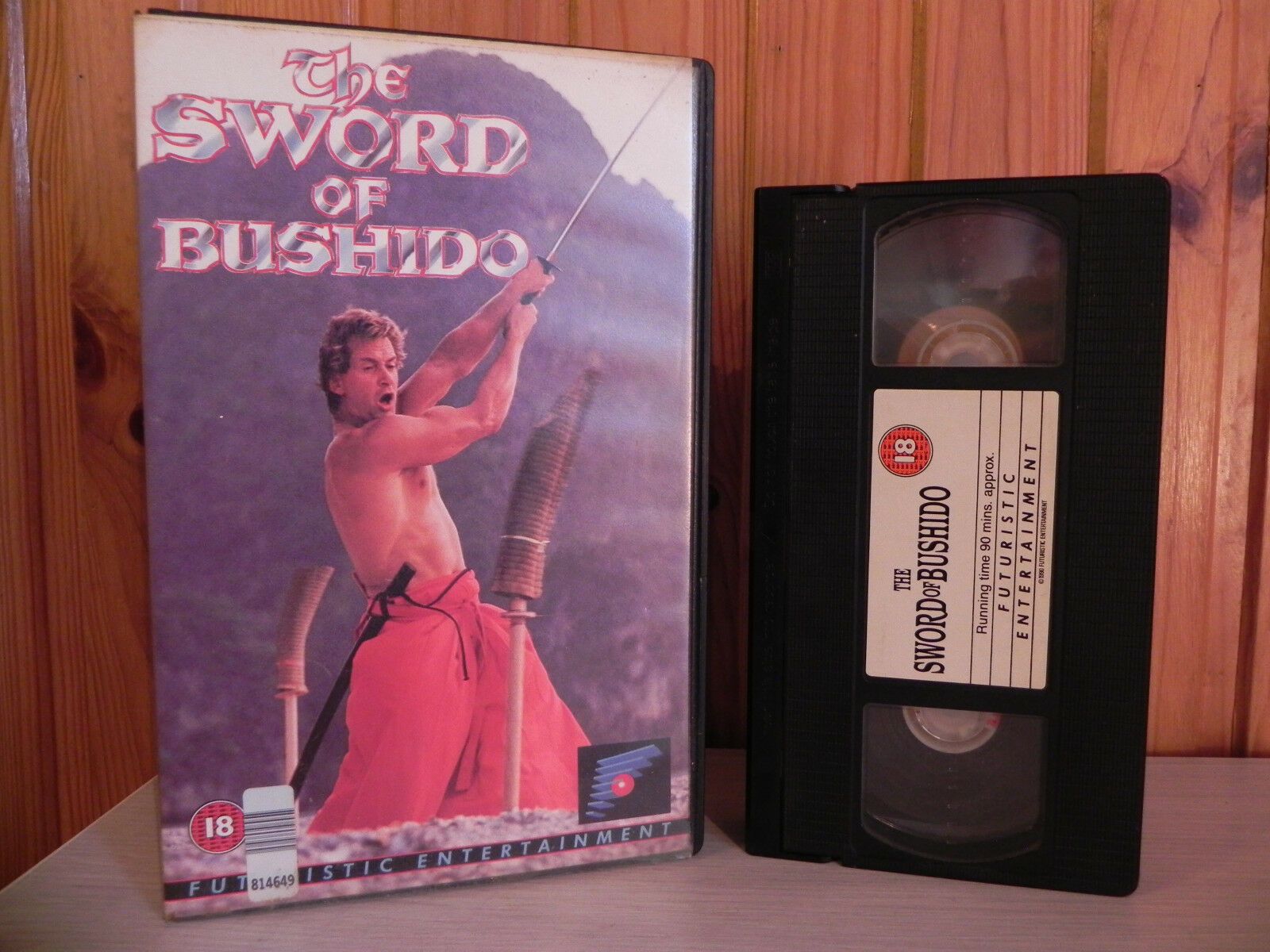 THE SWORD OF BUSHIDO - Swordplayer VS Ninja - Richard Norton - Ex-Rental - VHS-