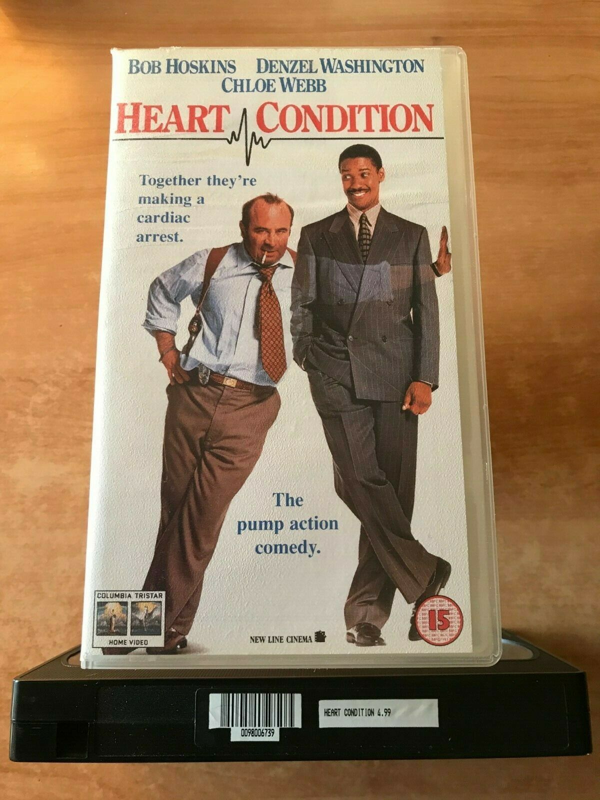 Heart Condition (1990): Crime Drama - Comedy - Denzel Washington - Pal VHS-