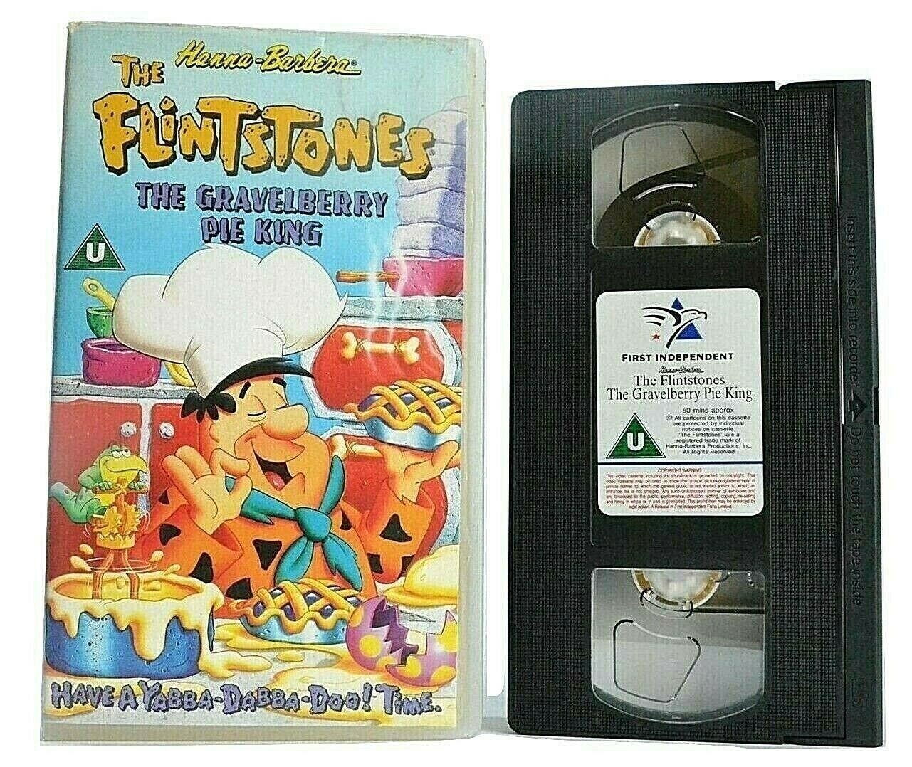 The Flintstones: The Gravelberry Pie King - Animated Adventures - Kids - Pal VHS-