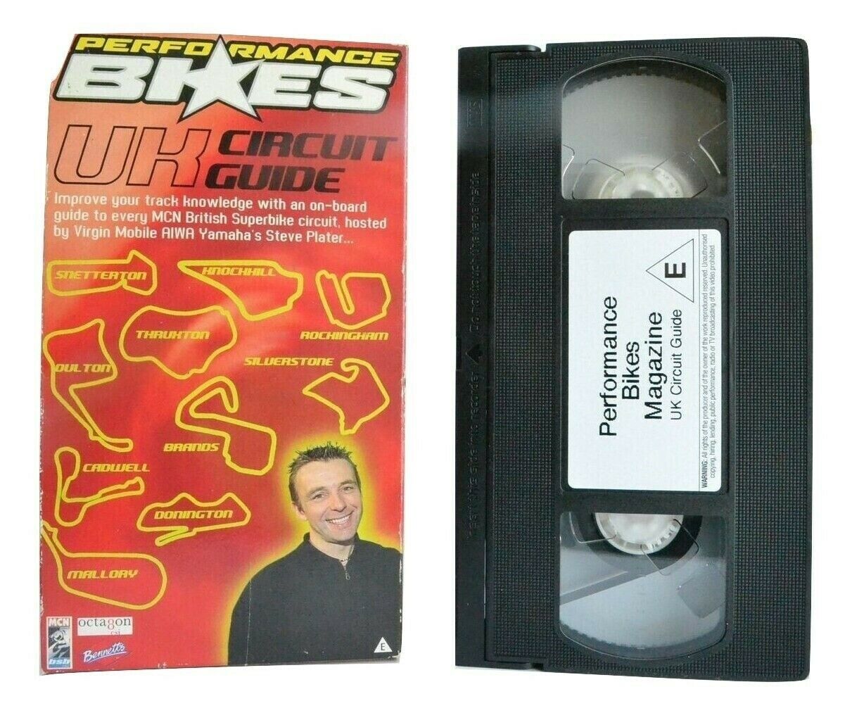 Performance Bikes: UK Circuit Guide - Steve Plater - Superbikes - Racings - VHS-
