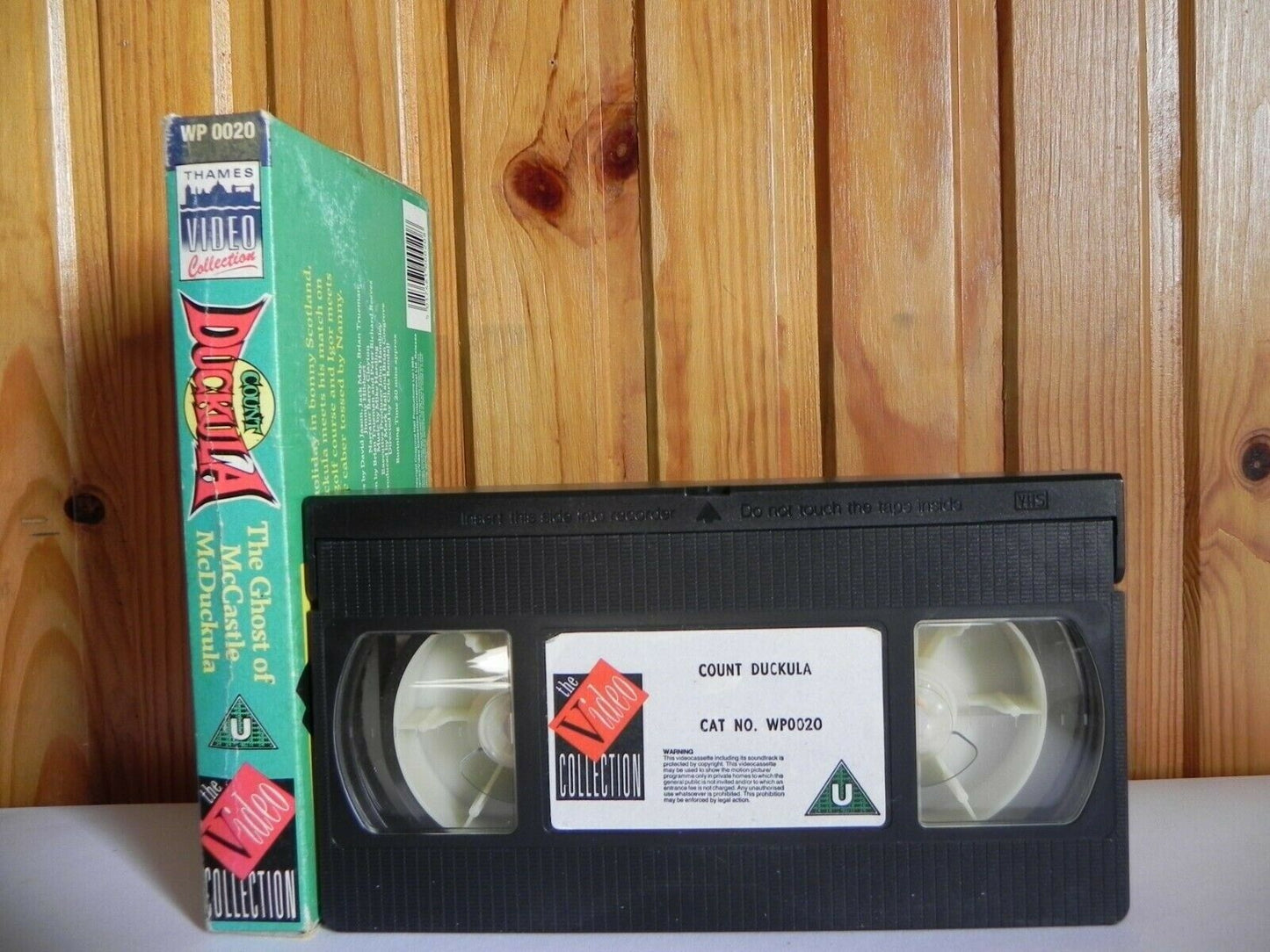 Count Duckula - Thames Video - Carton Box - Animated - Retro 80's - Kids - VHS-