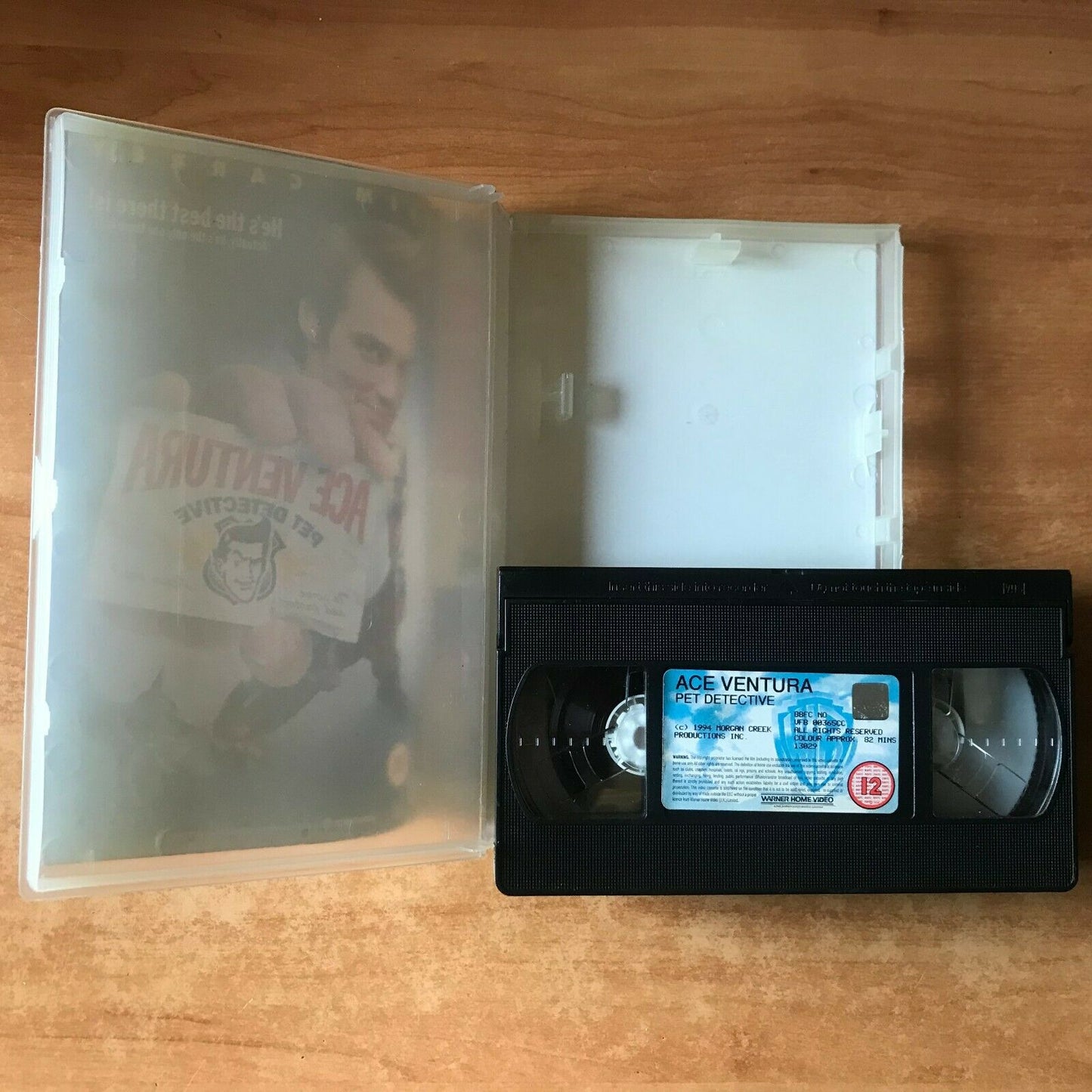 Ace Ventura: Pet Detective [Gross Out Action] Large Box - Jim Carrey - Pal VHS-