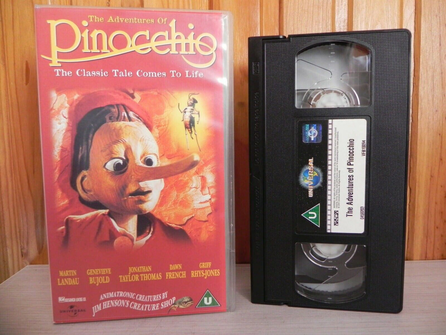 PINOCCHIO - ADVENTURES - JIM HENSON - KIDS VIDEO - CHILDREN FAMILY - PAL VHS-