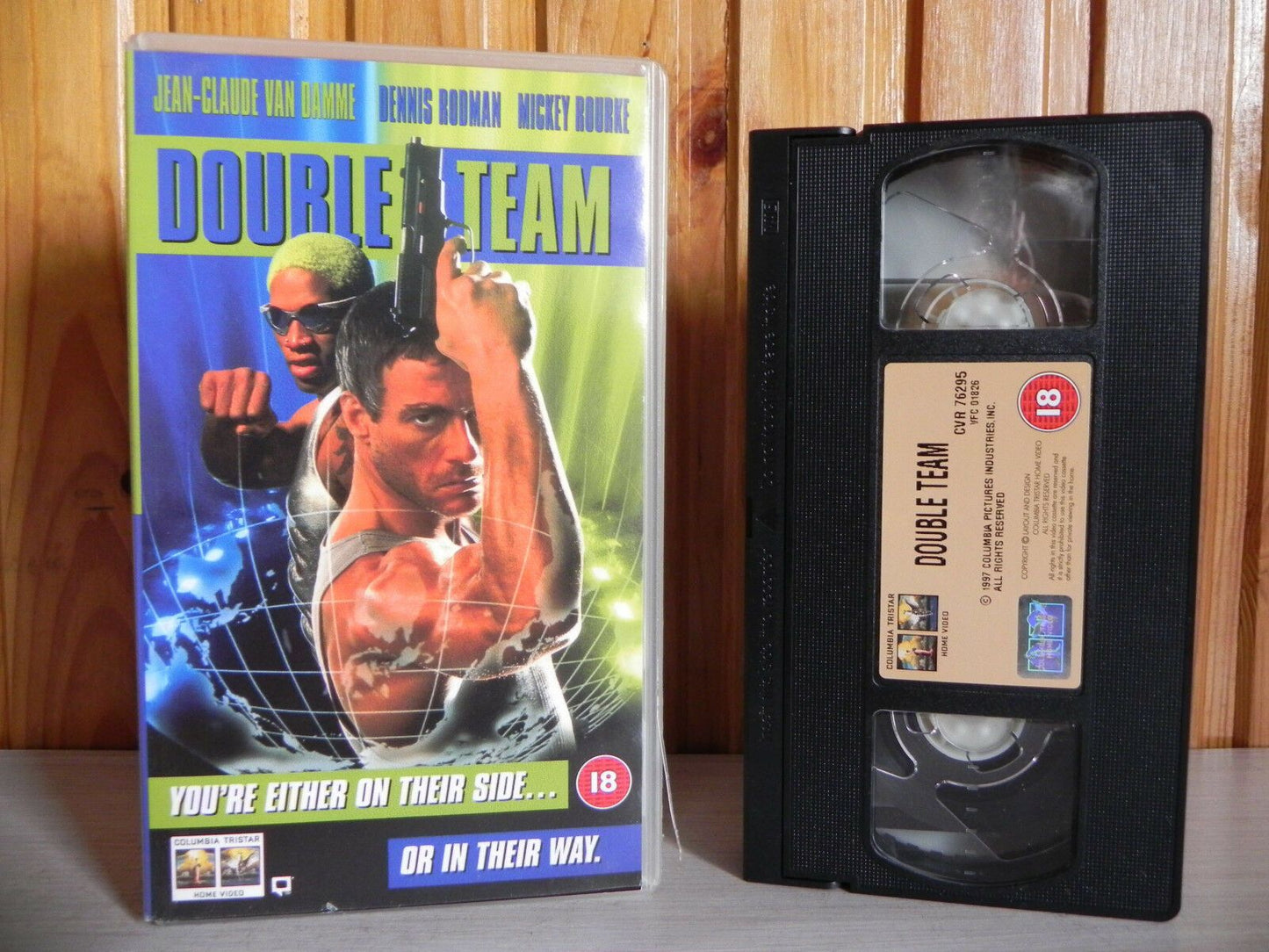 Double Team - Columbia Tristar - Action - Van Damme - Rodman - Rourke - Pal VHS-