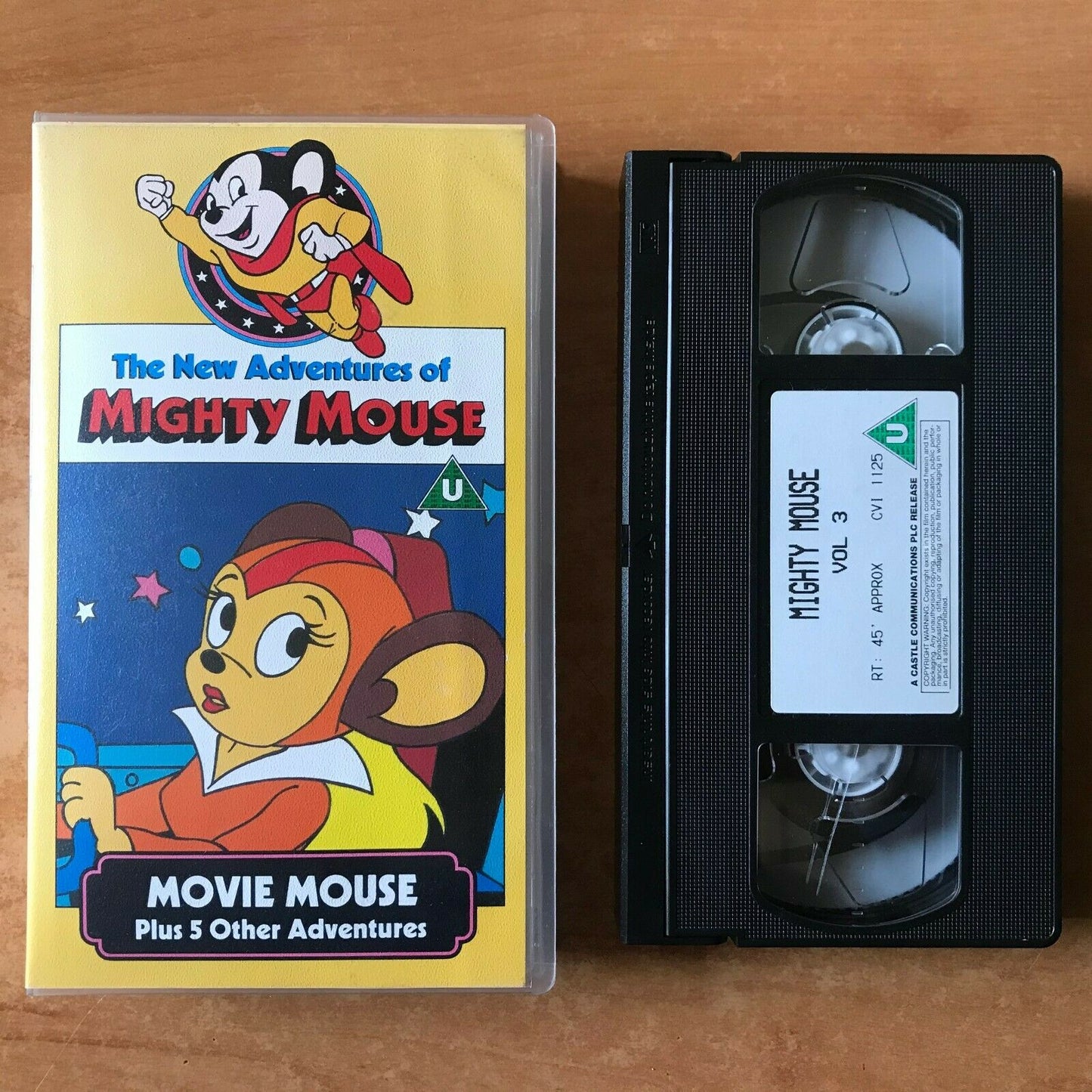 The New Adventures Of Mighty Mouse: Movie Mouse - Animated - Children's - VHS-