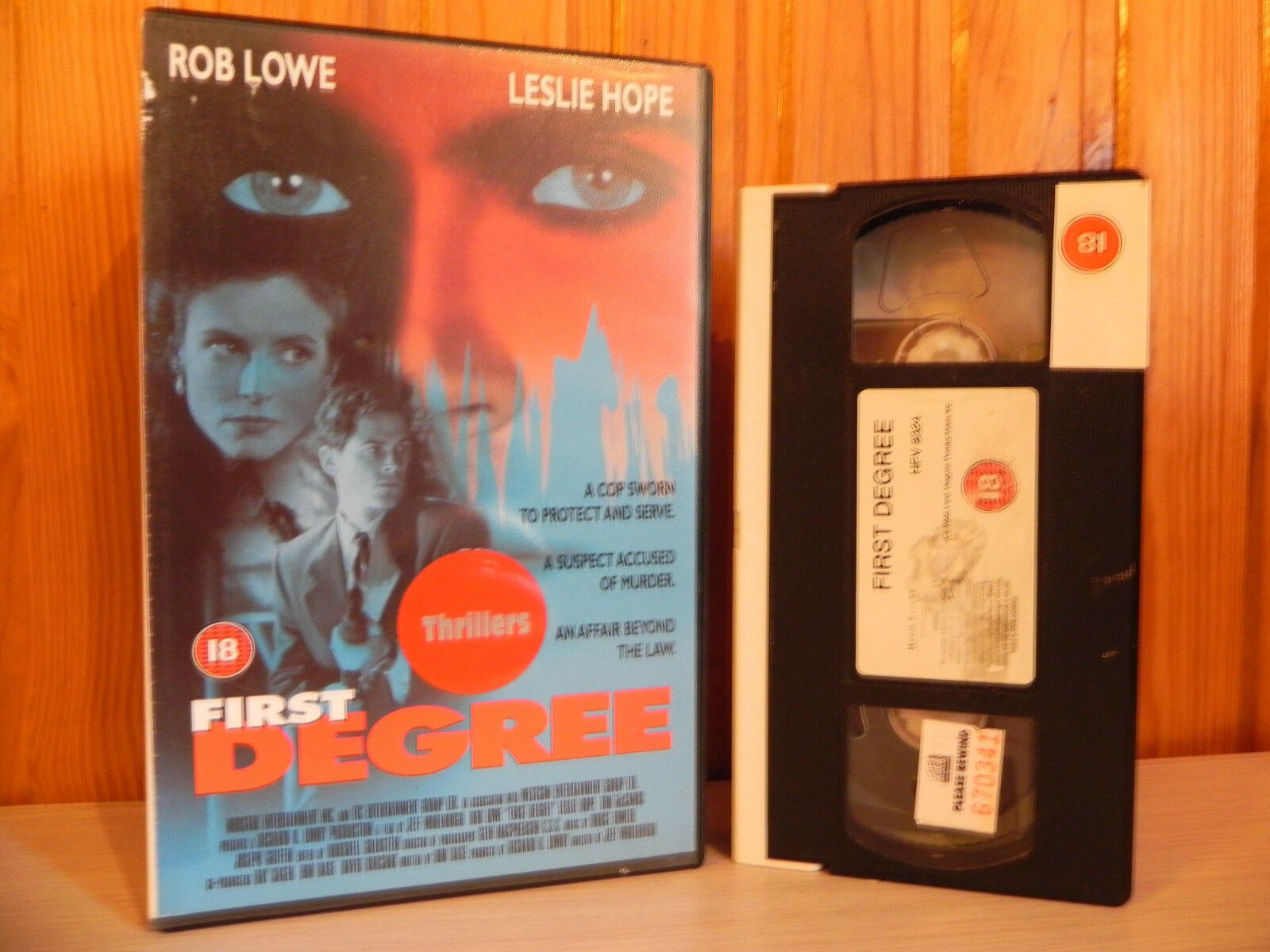First Degree - High Fliers Release Rob Lowe - Ex-Rental - Thriller - 8324 - VHS-
