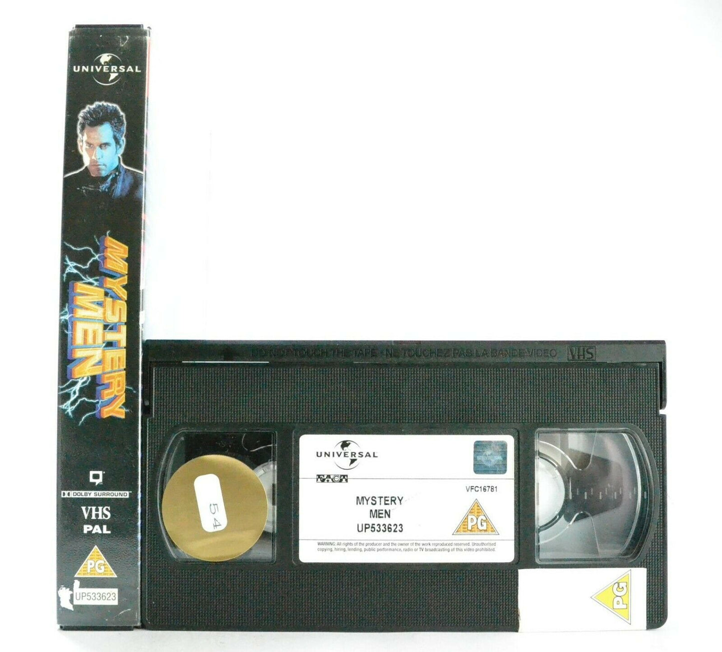 Mystery Men: Superhero Comedy Film - Large Box - Hank Azaria/Ben Stiller - VHS-