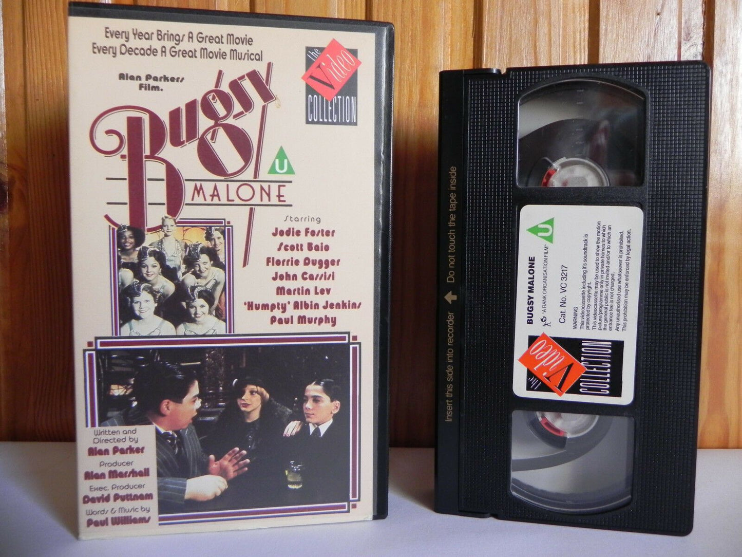 Bugsy Malone - Musical - Pre-Cert - - Jodie Foster - Scott Baio - VHS-