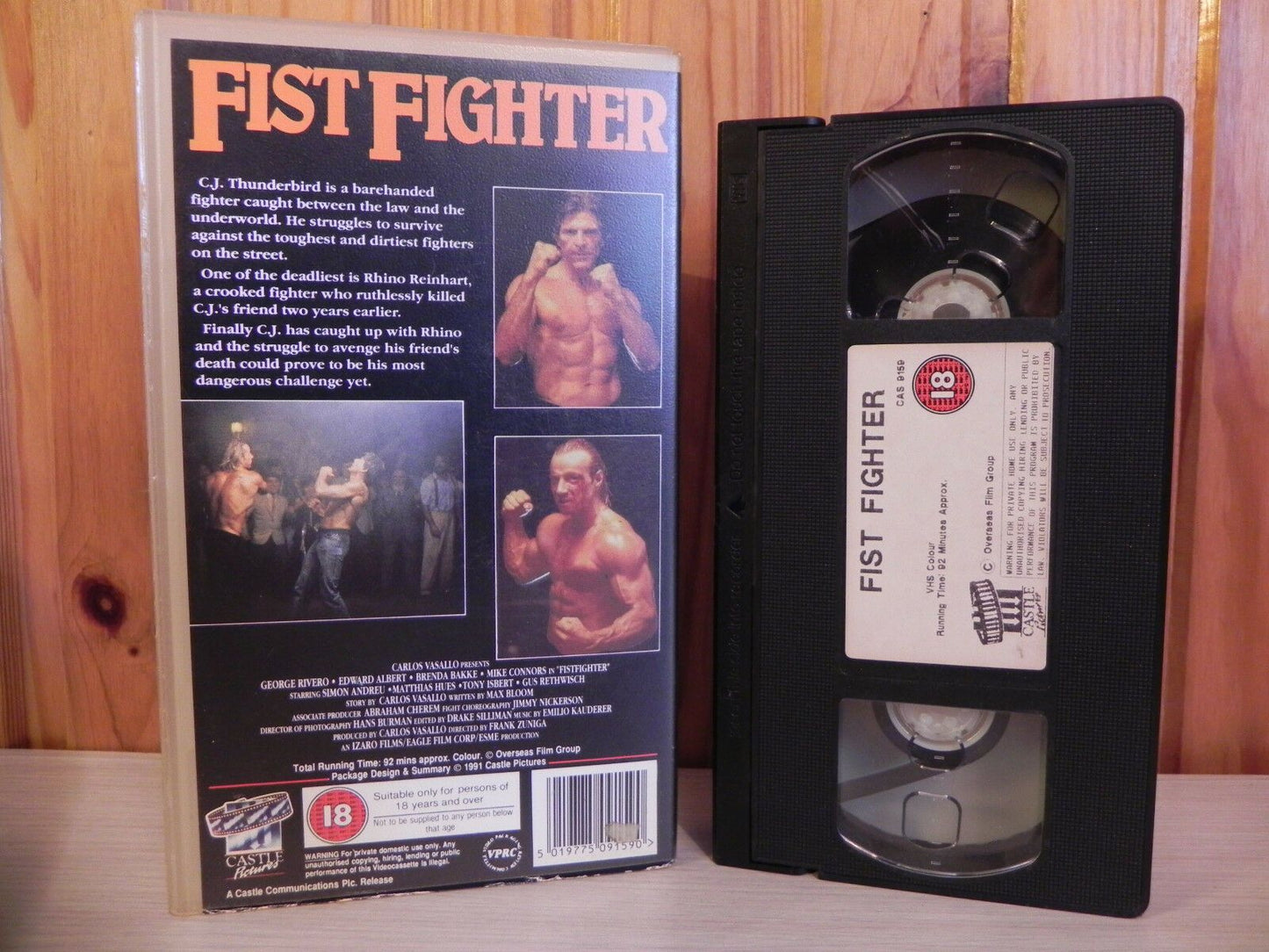 Fist Fighter: (1989) South America - Matthias Hues Action - George Rivero - VHS-
