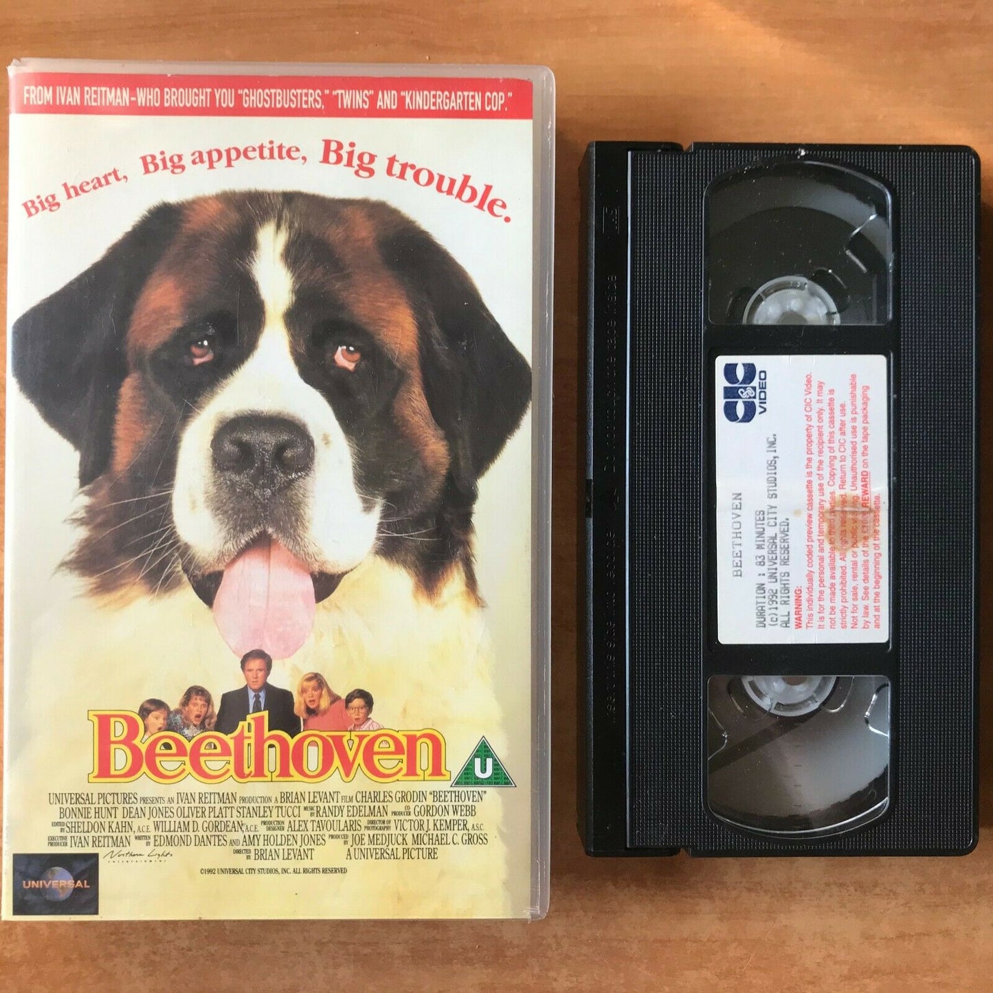 Beethoven (1992); Sample Tape [Large Box] Family Comedy - Dean Jones - Pal VHS-