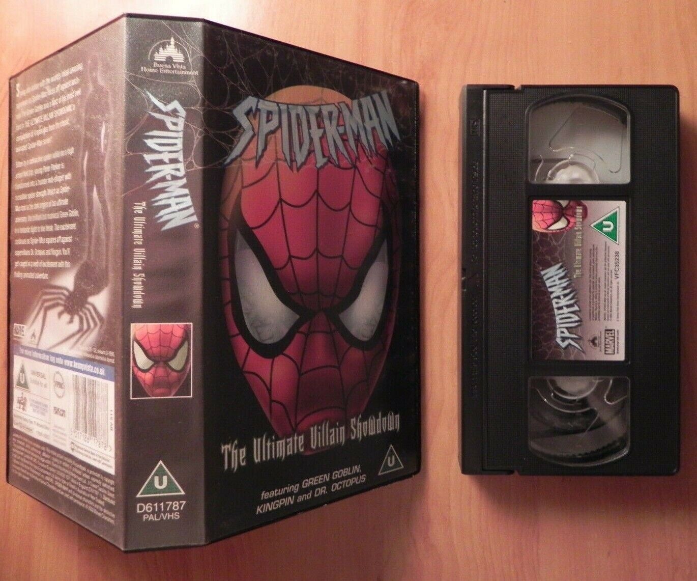 Spiderman: The Ultimate Villain Showdown - (1994) TV Series - Children's - VHS-