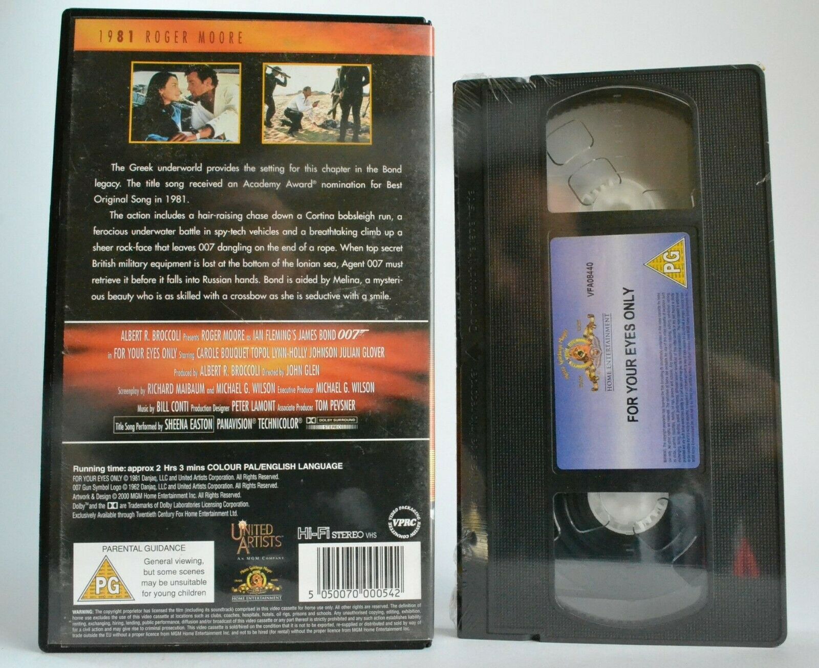 For Your Eyes Only: James Bond Collection - Brand New Sealed - Roger Moore - VHS-