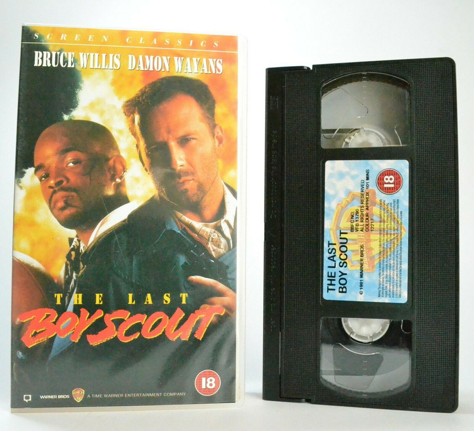 The Last Boy Scout: Film By T.Scott - Action Comedy - B.Willis/D.Wayans - VHS-