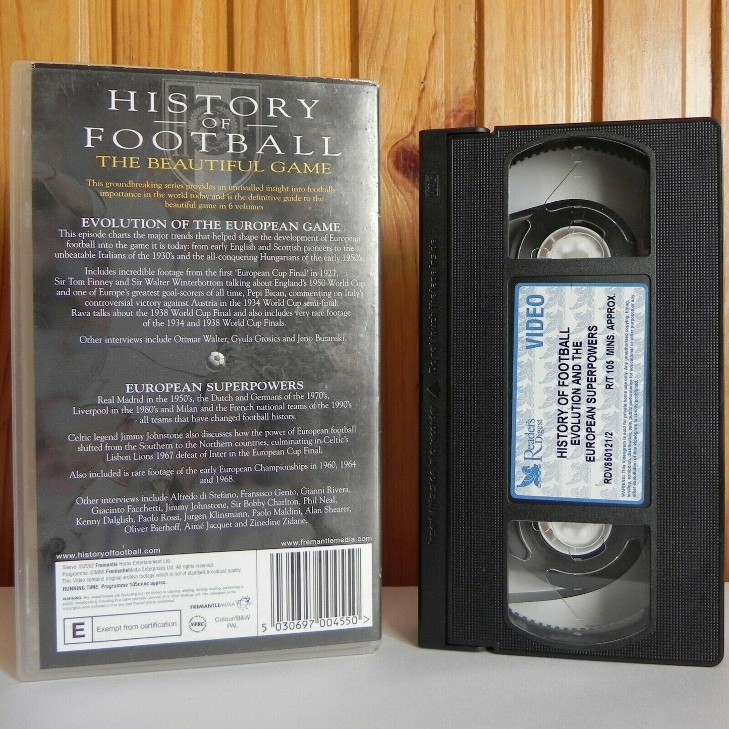 History Of Football: The Beautiful Game - Evolution - European Superpowers - VHS-
