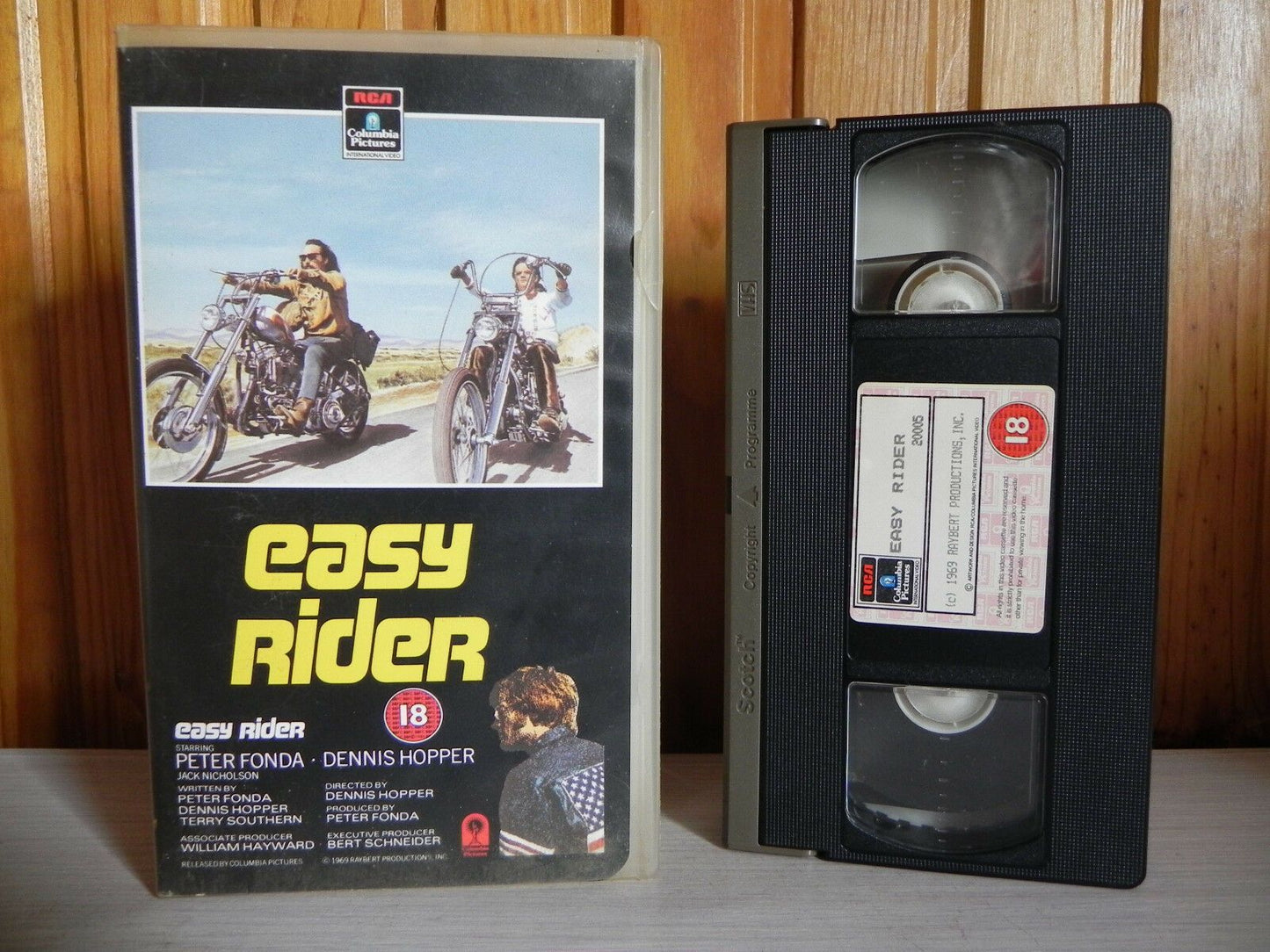 Easy Rider - Columbia Pictures - Drama - Peter Fonda - Dennis Hopper - Pal VHS-