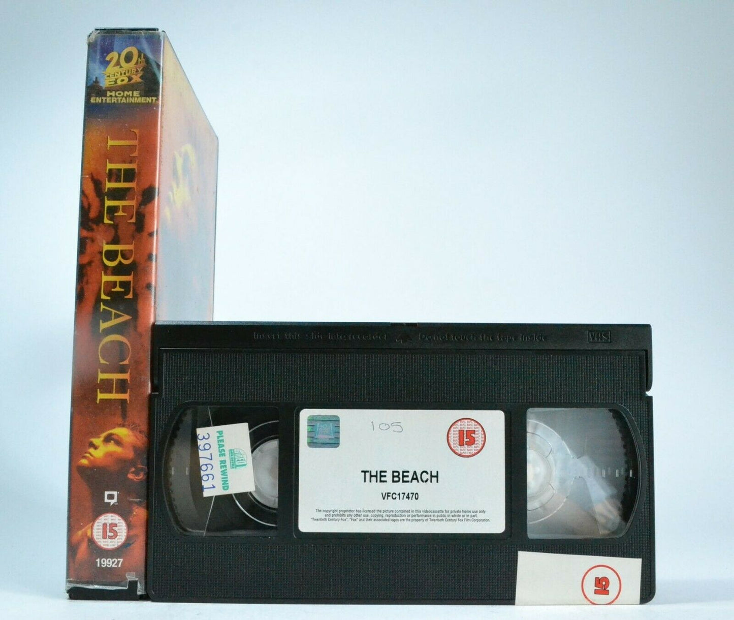 The Beach: By Danny Boyle - Thriller - Large Box - Leonardo DiCaprio - Pal VHS-
