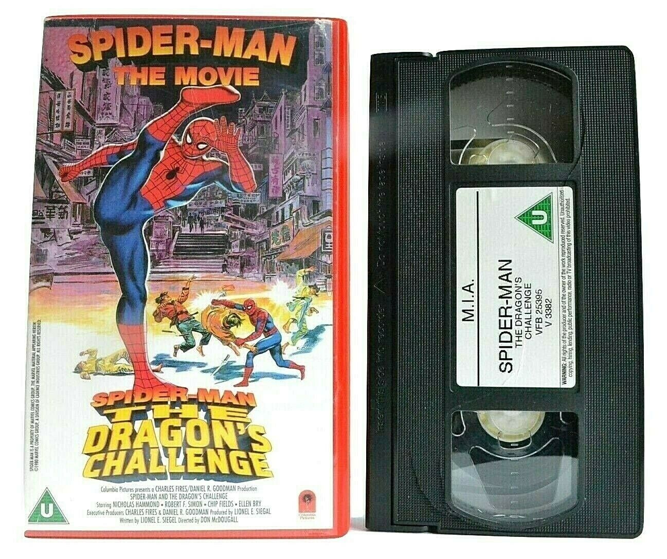 Spider Man: The Dragon's Challenge: (1979) Made For T.V. - Children's - Pal VHS-