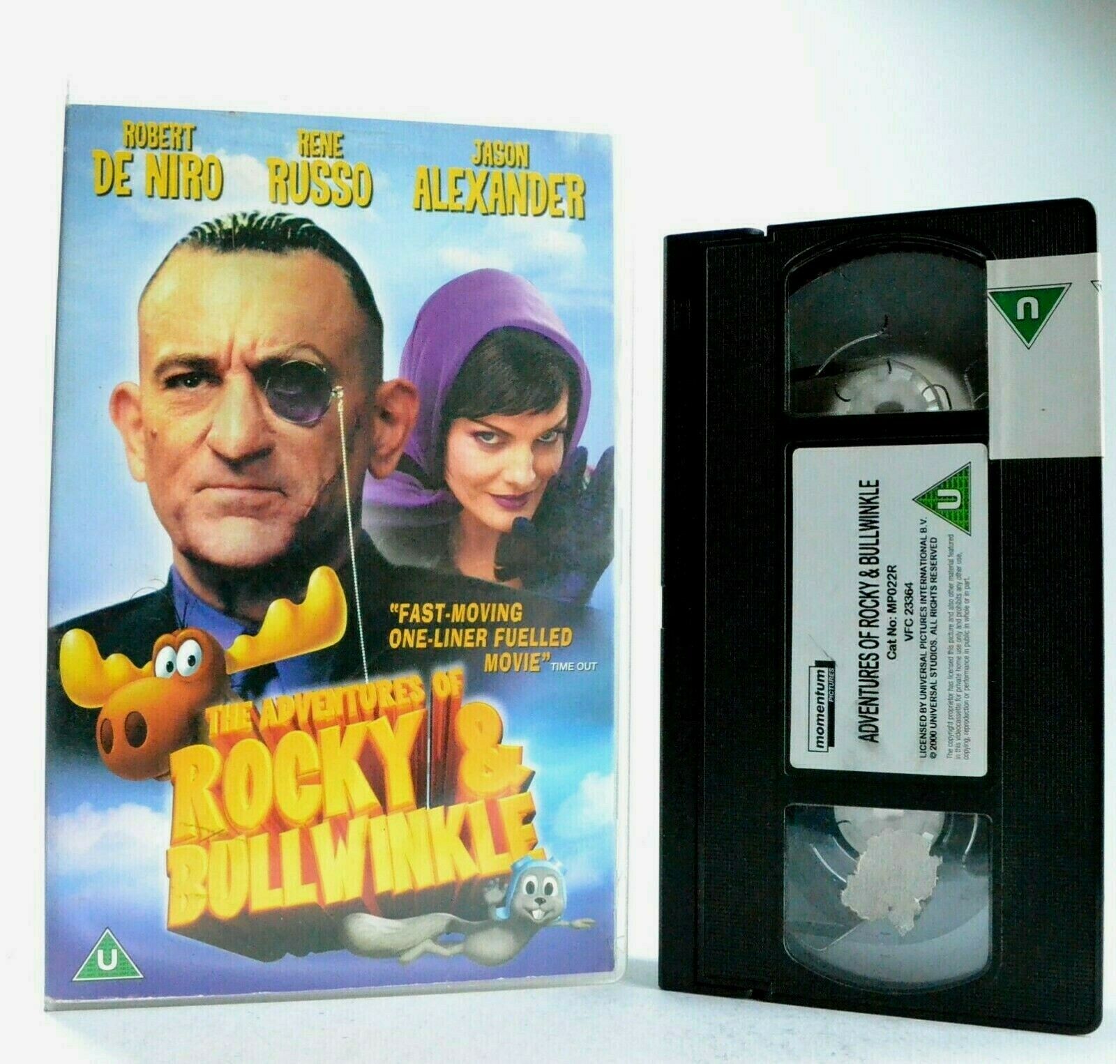 The Adventures Of Rocky And Bullwinkle - Large Box - R.De Niro - Kids - Pal VHS-