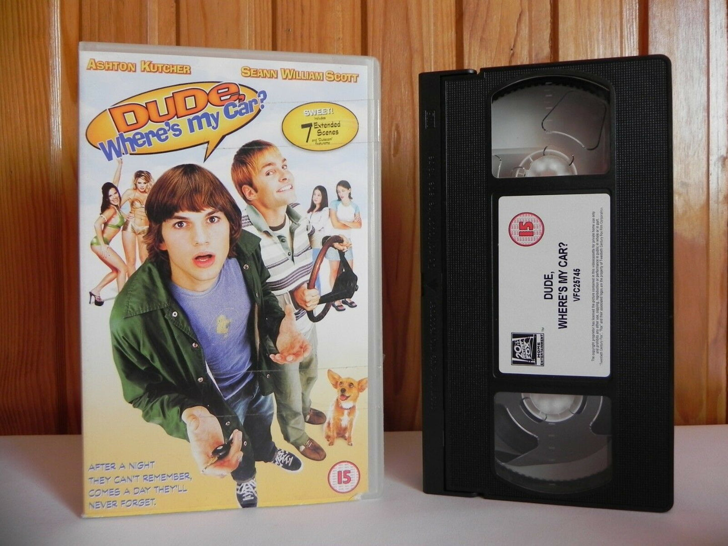 Dude, Where's My Car? - 20th Century Foc - Comedy - Ashton Kutcher - Pal VHS-