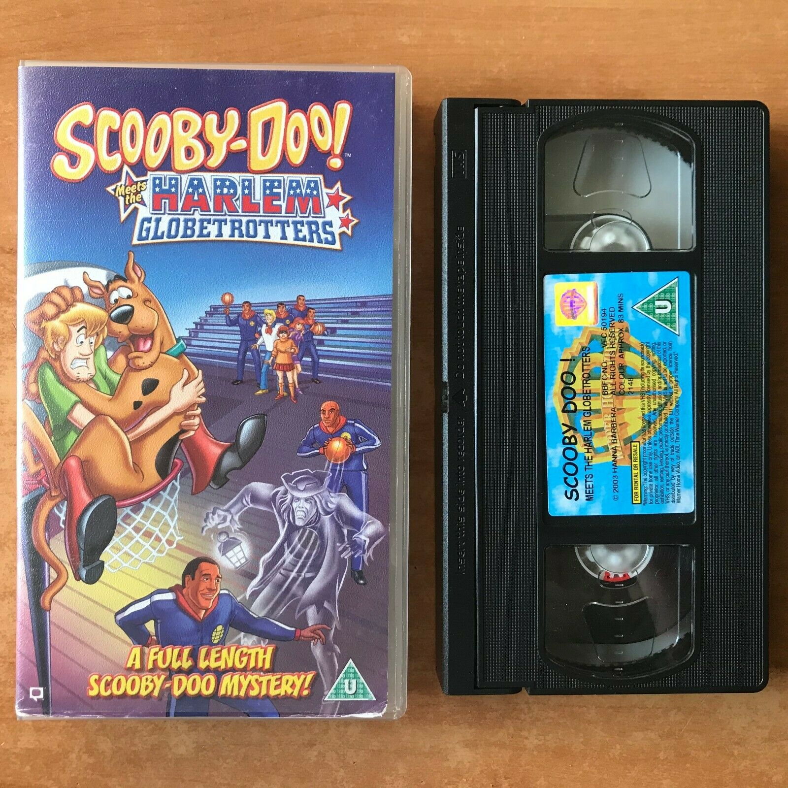 Scooby-Doo Meets Harlem Globetrotters - Animated [Rental] Children's - Pal VHS-