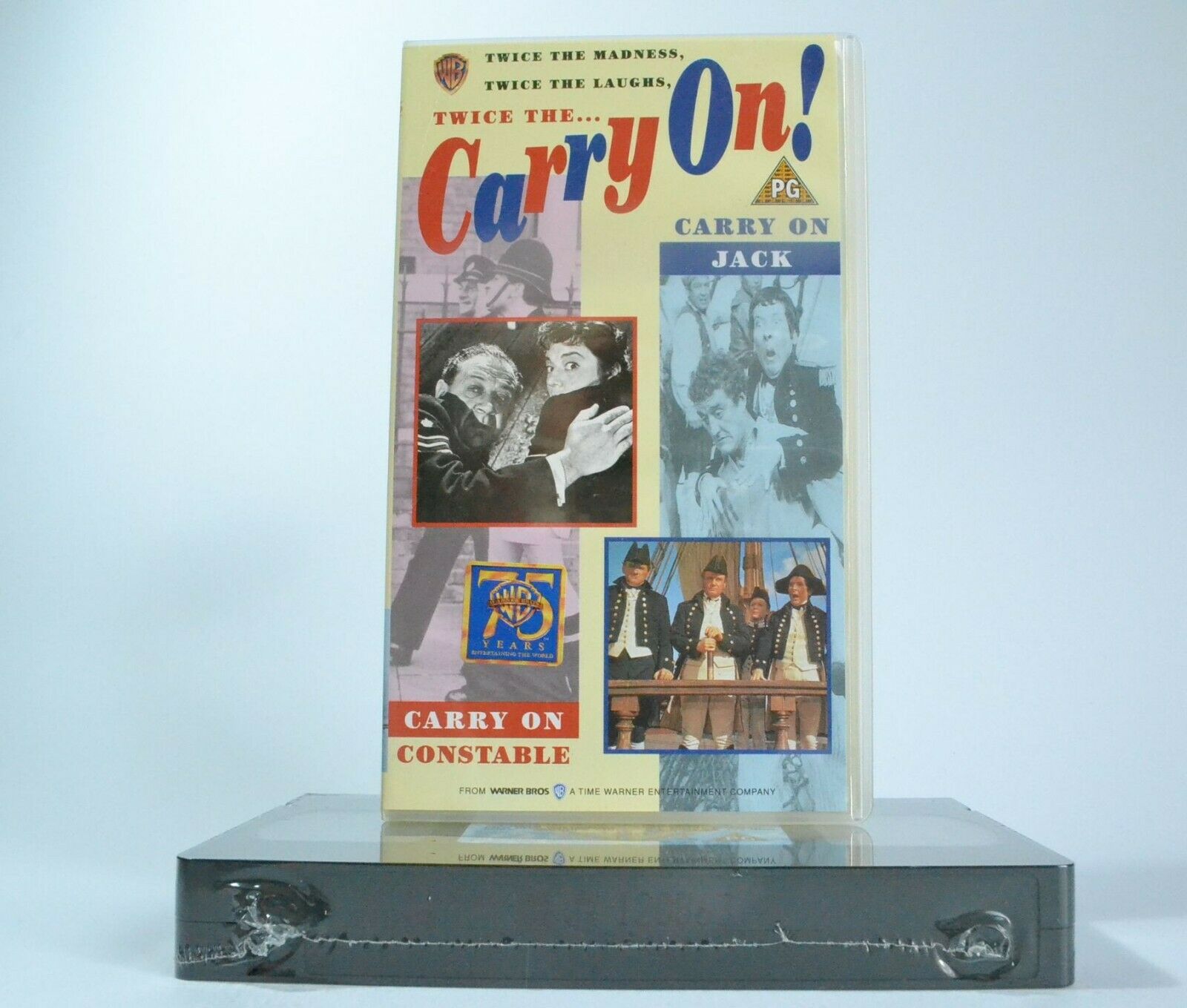 2x Carry On: Constable / Jack [Brand New Sealed]: Comedy - Sidney James - VHS-