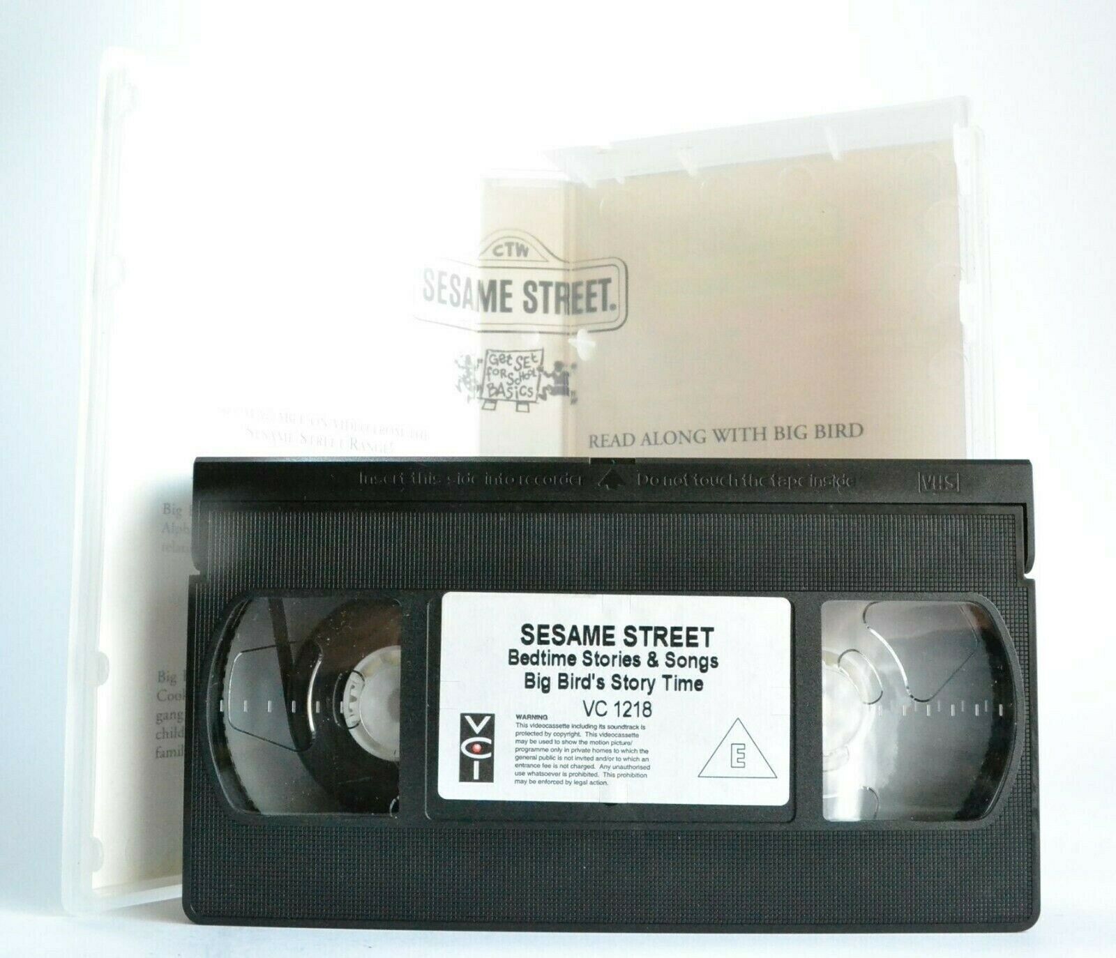 Sesame Street: Bedtime Stories - Singalong - Educational - Children's - Pal VHS-