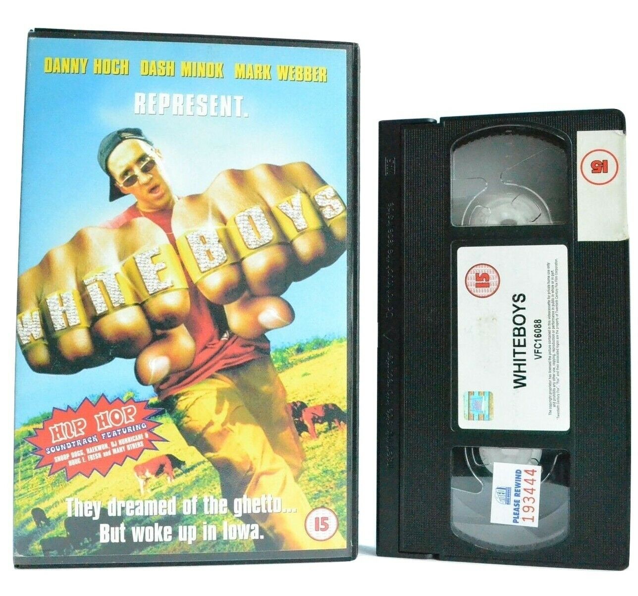 Whiteboys: Hip-Hop Comedy (1999) - Large Box - Ex-Rental - Snoop Dogg - Pal VHS-